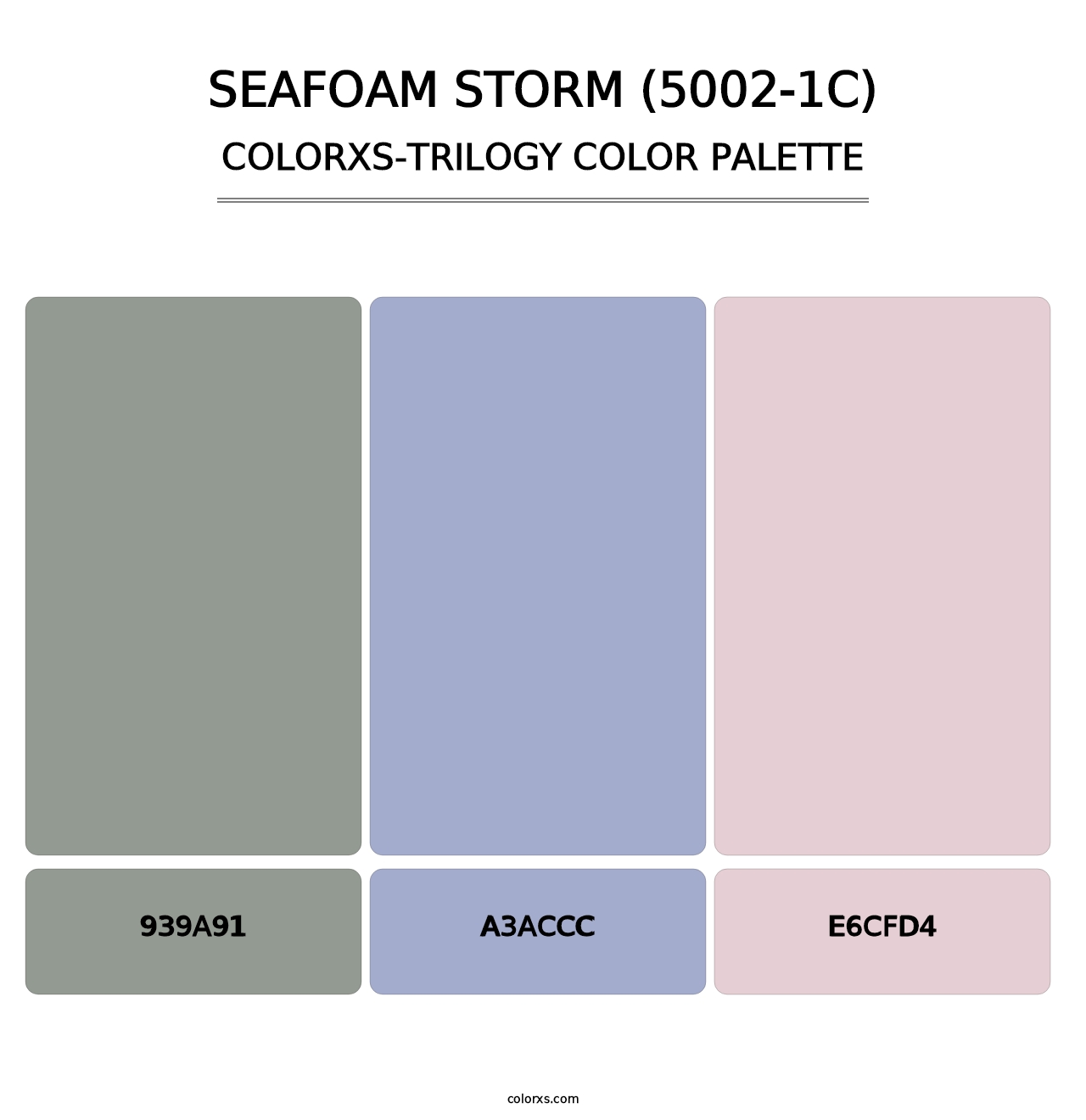 Seafoam Storm (5002-1C) - Colorxs Trilogy Palette