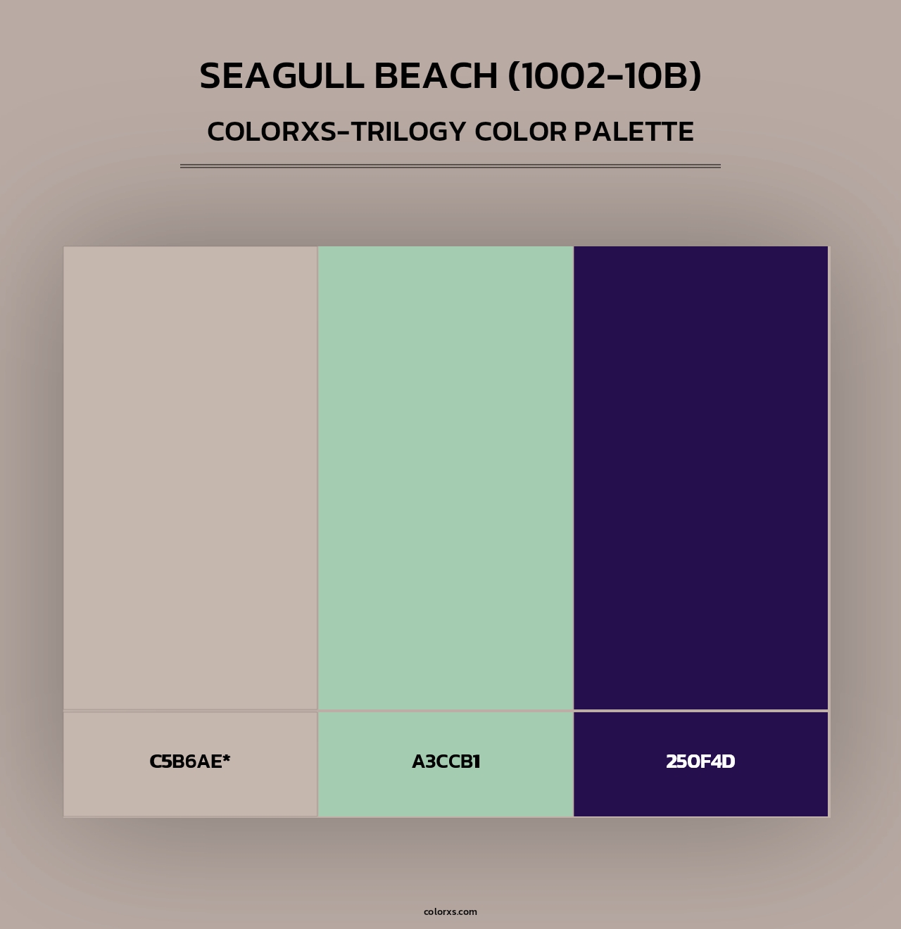 Seagull Beach (1002-10B) - Colorxs Trilogy Palette