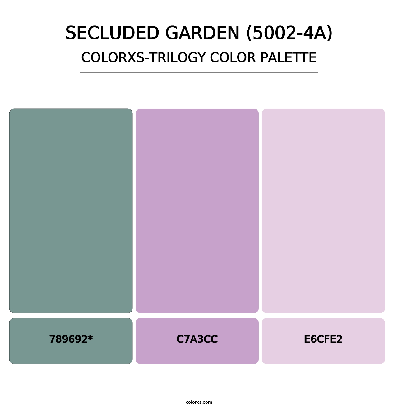 Secluded Garden (5002-4A) - Colorxs Trilogy Palette