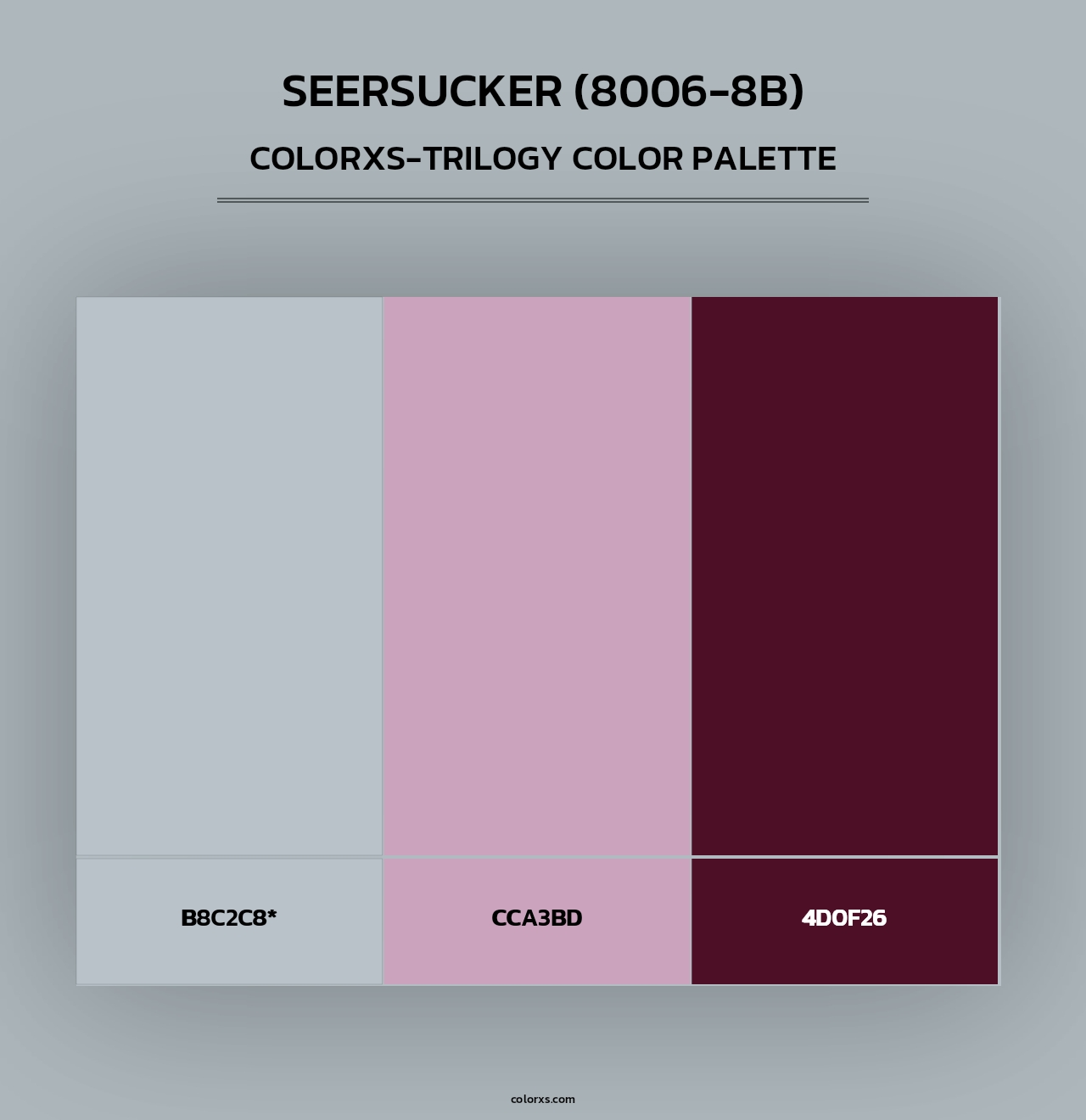 Seersucker (8006-8B) - Colorxs Trilogy Palette