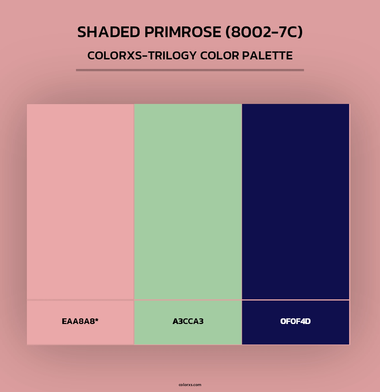 Shaded Primrose (8002-7C) - Colorxs Trilogy Palette