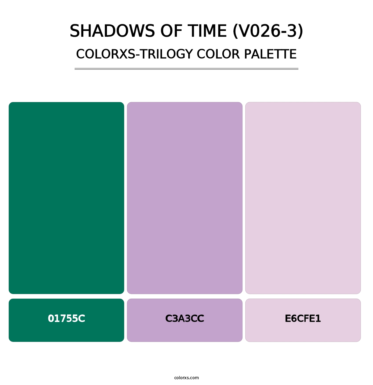 Shadows of Time (V026-3) - Colorxs Trilogy Palette