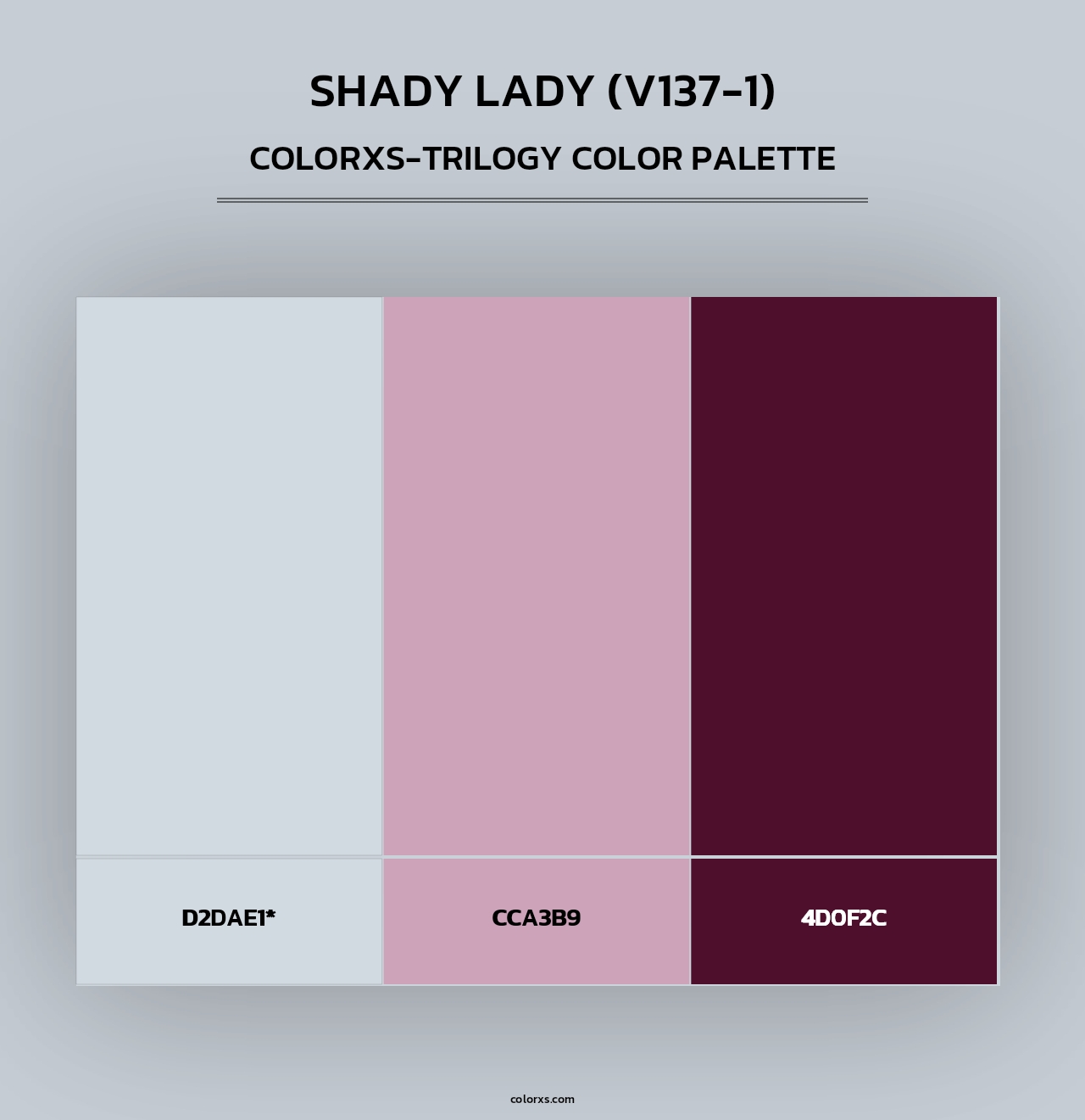 Shady Lady (V137-1) - Colorxs Trilogy Palette