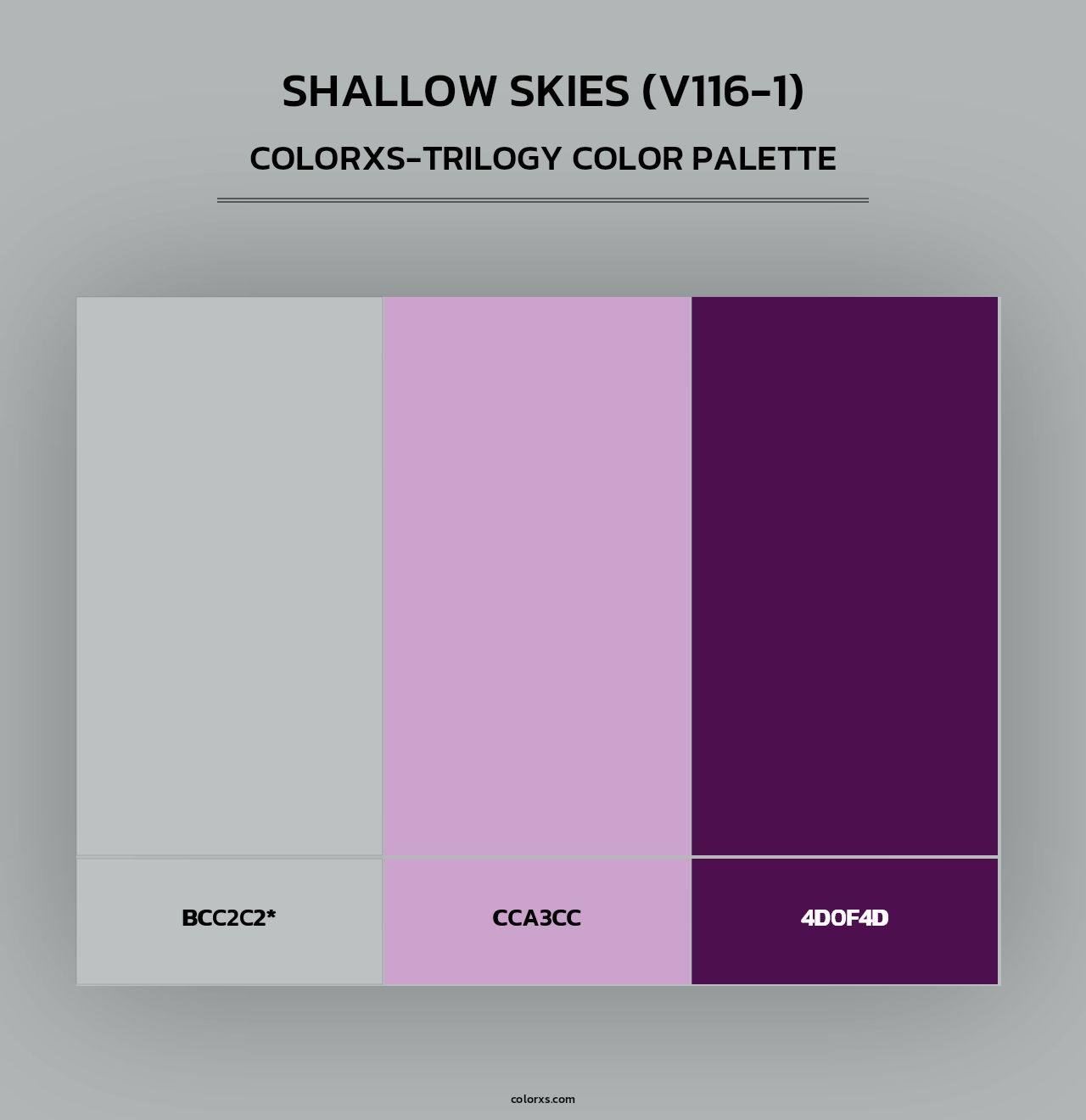 Shallow Skies (V116-1) - Colorxs Trilogy Palette