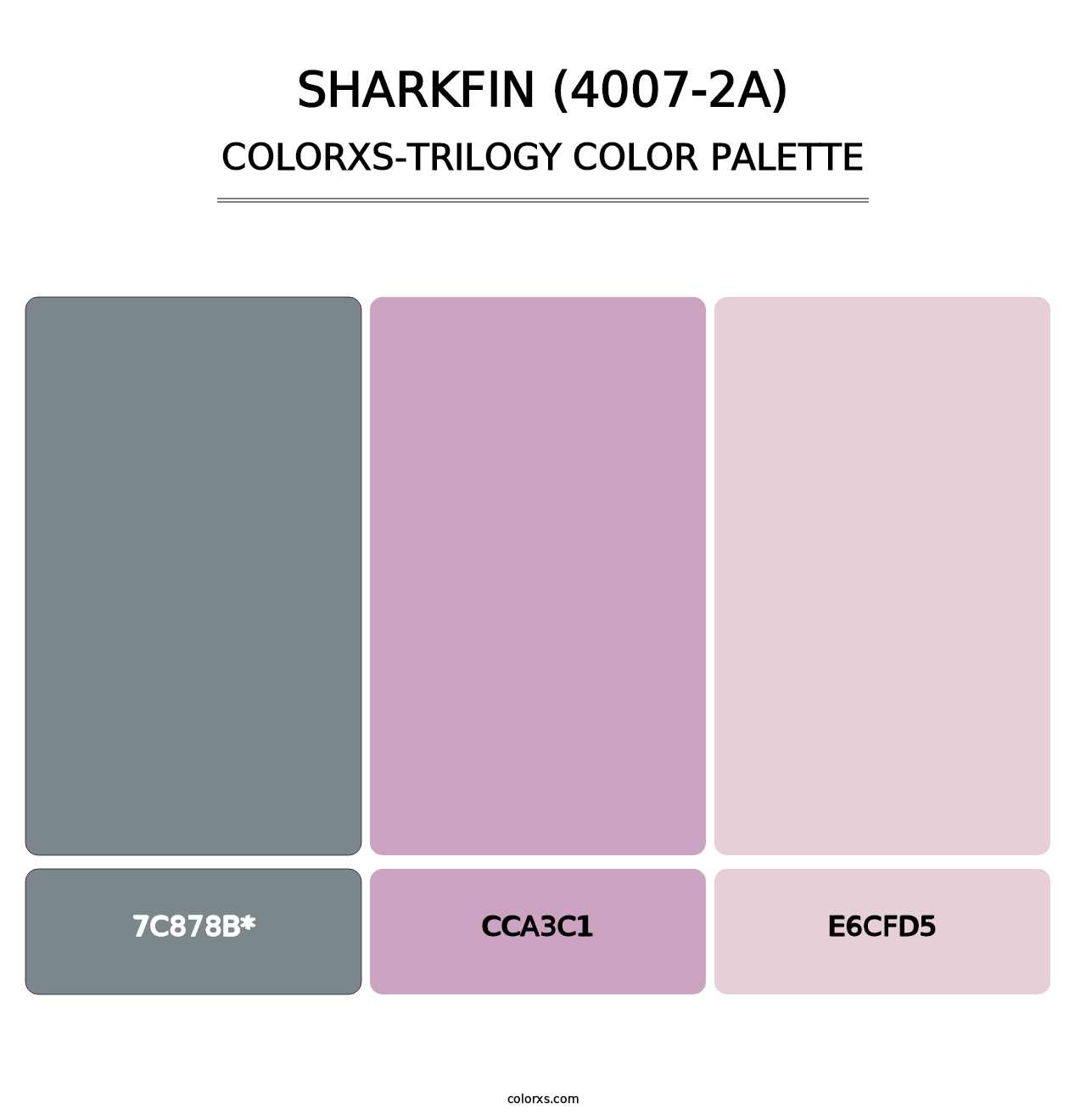 Sharkfin (4007-2A) - Colorxs Trilogy Palette