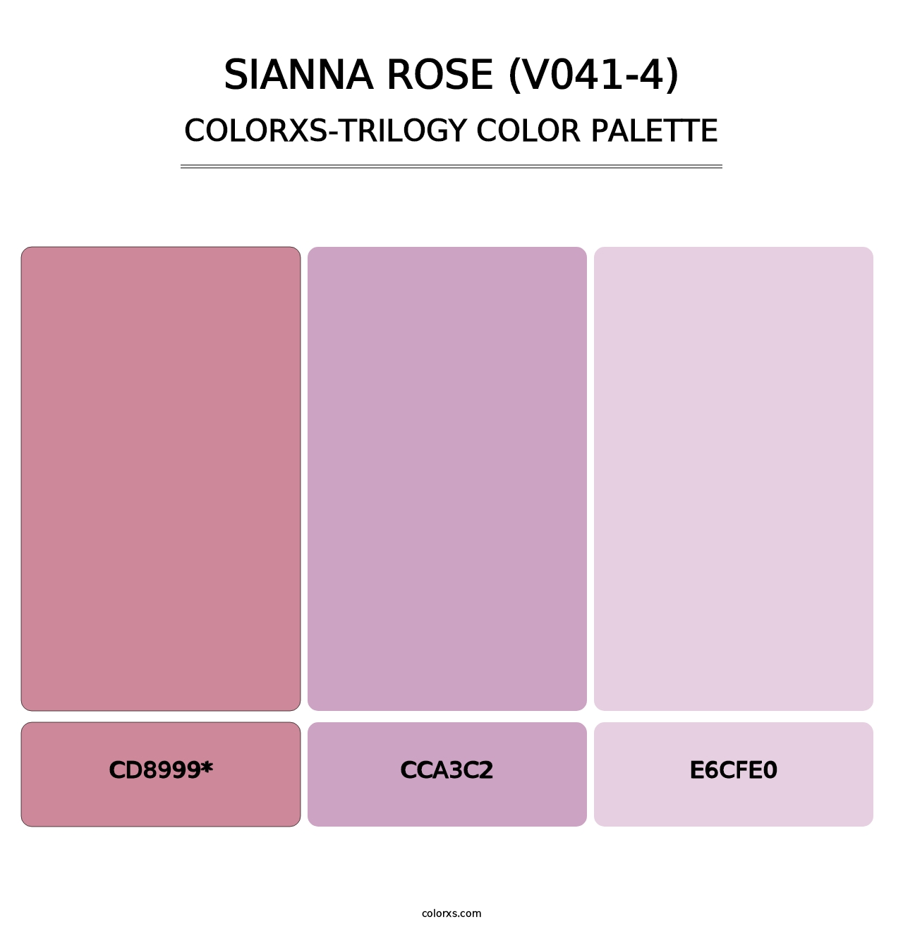 Sianna Rose (V041-4) - Colorxs Trilogy Palette