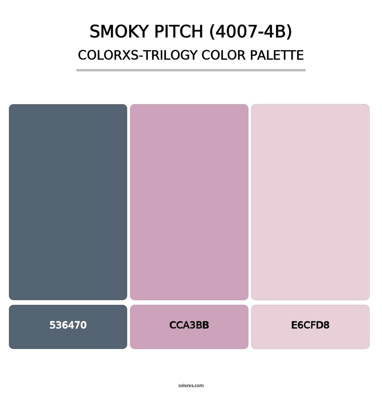Smoky Pitch (4007-4B) - Colorxs Trilogy Palette
