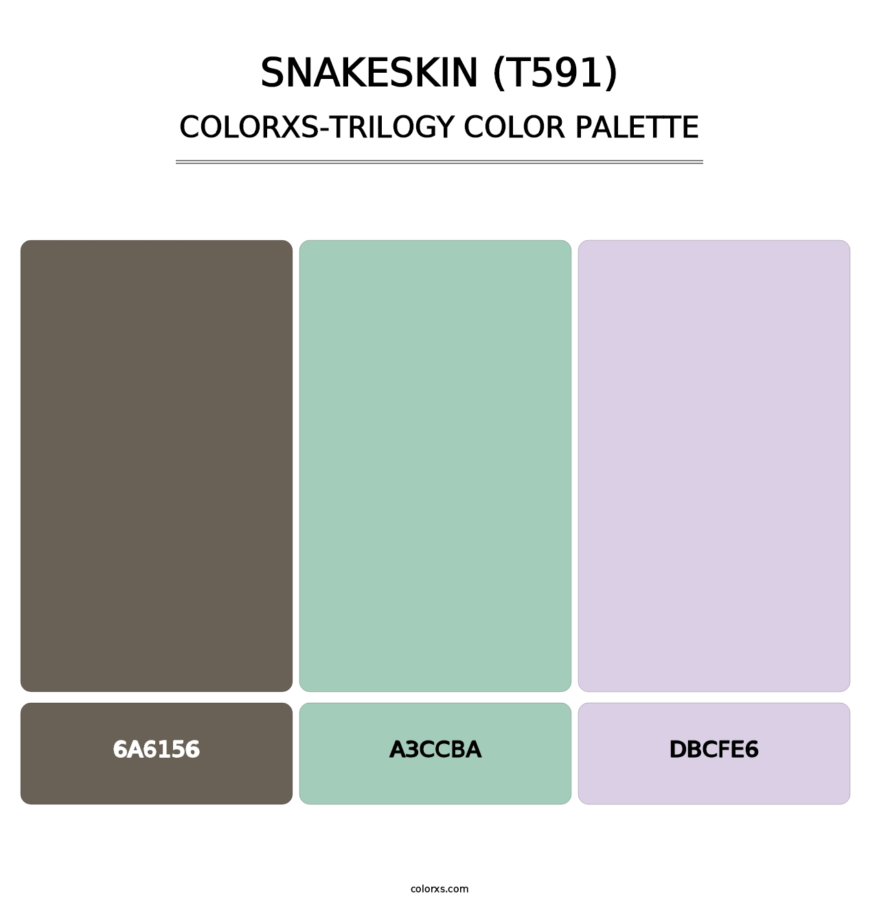Snakeskin (T591) - Colorxs Trilogy Palette