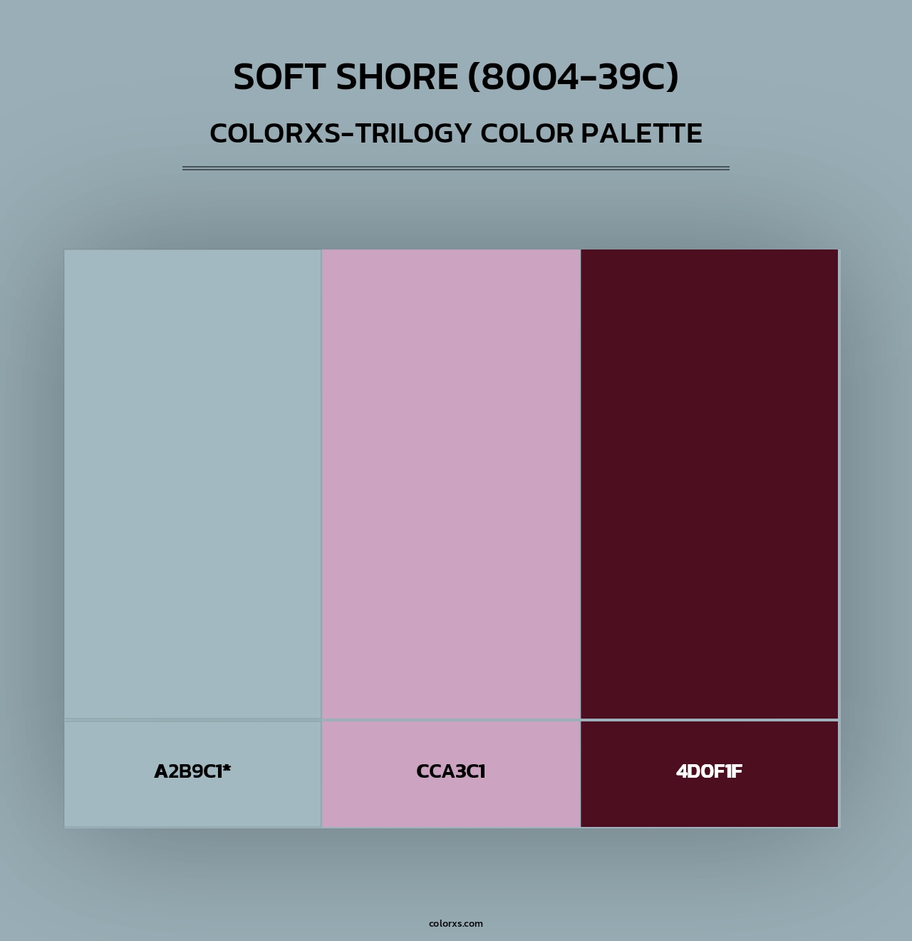 Soft Shore (8004-39C) - Colorxs Trilogy Palette