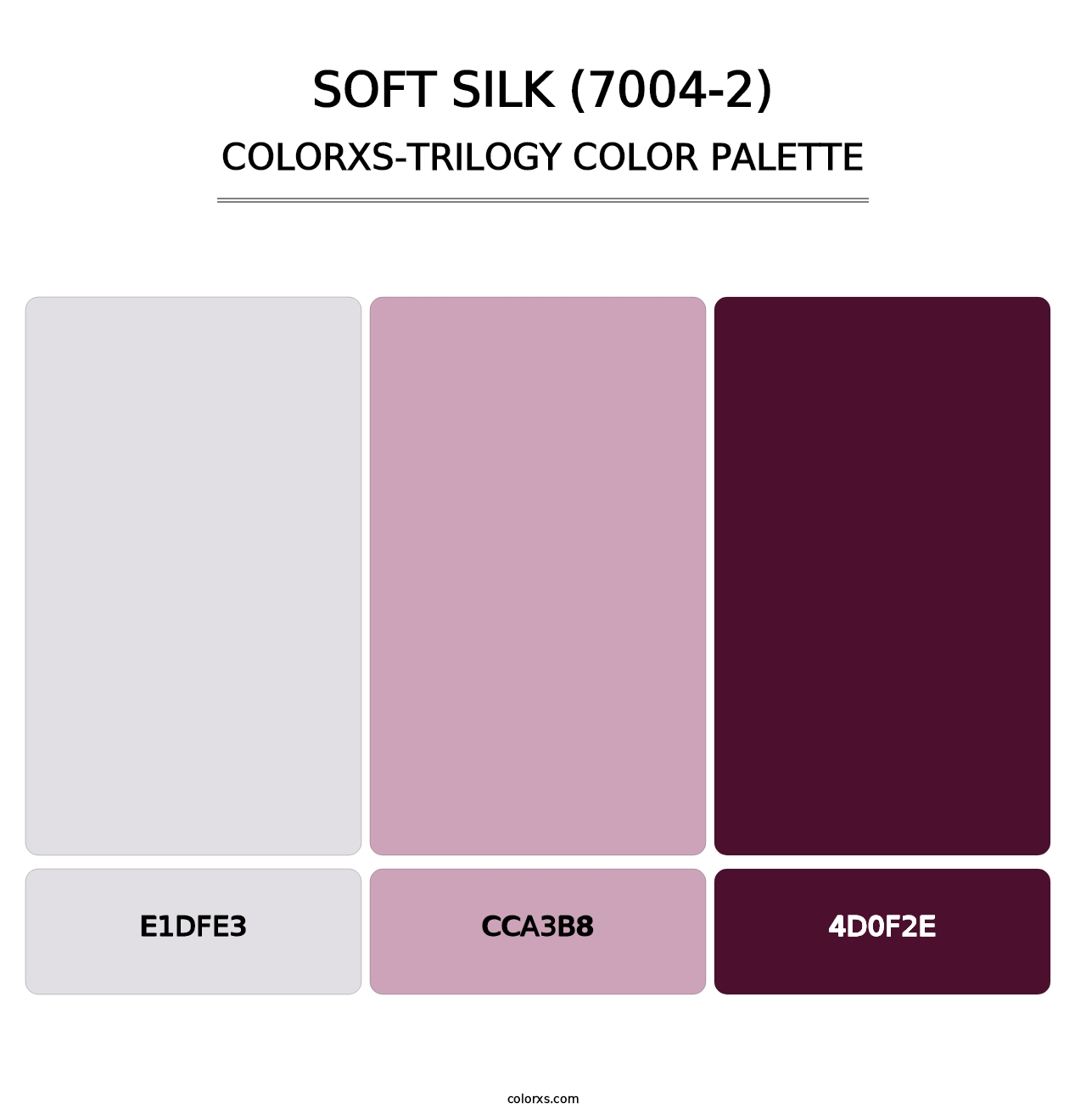 Soft Silk (7004-2) - Colorxs Trilogy Palette