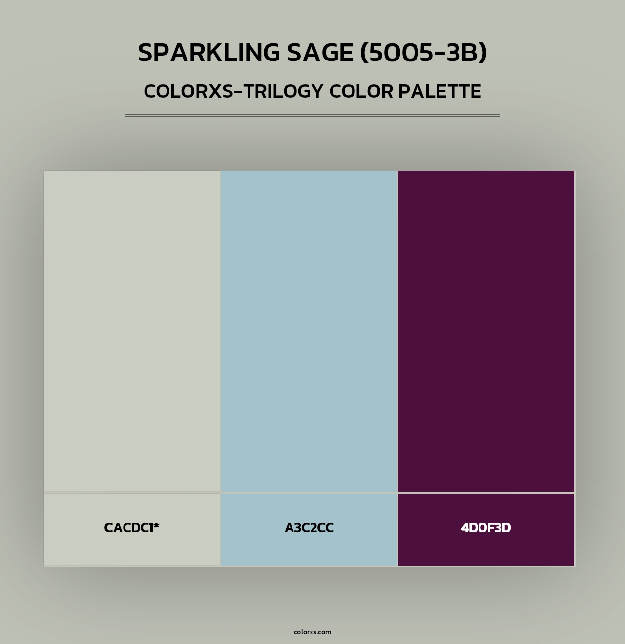 Sparkling Sage (5005-3B) - Colorxs Trilogy Palette