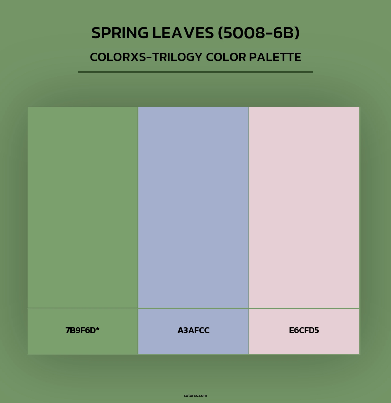 Spring Leaves (5008-6B) - Colorxs Trilogy Palette