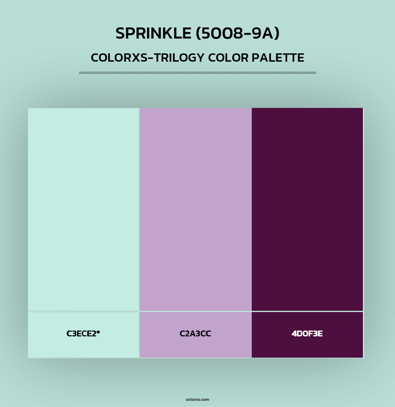Sprinkle (5008-9A) - Colorxs Trilogy Palette