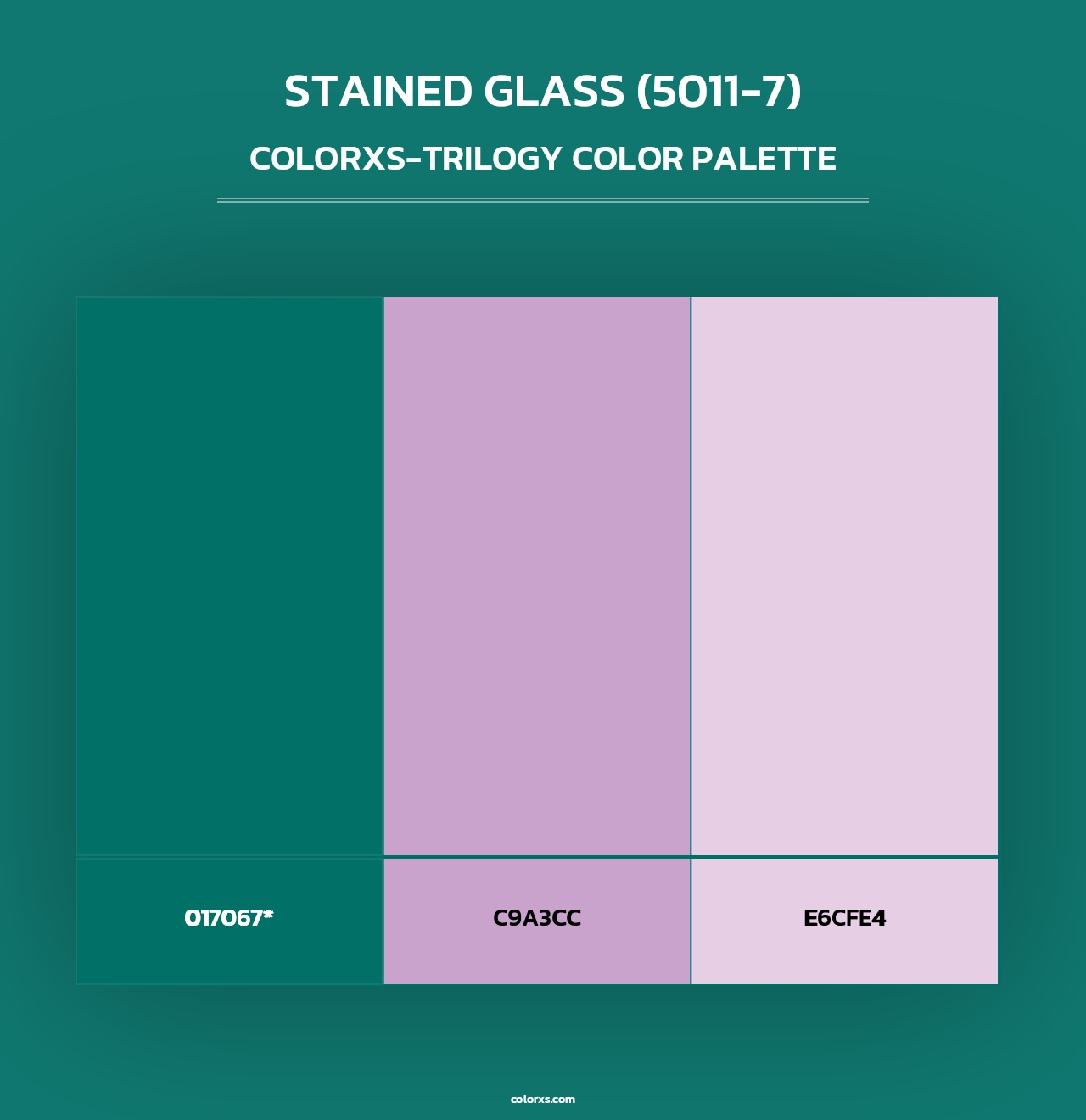 Stained Glass (5011-7) - Colorxs Trilogy Palette