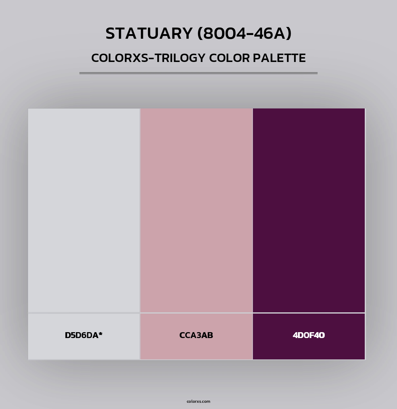 Statuary (8004-46A) - Colorxs Trilogy Palette