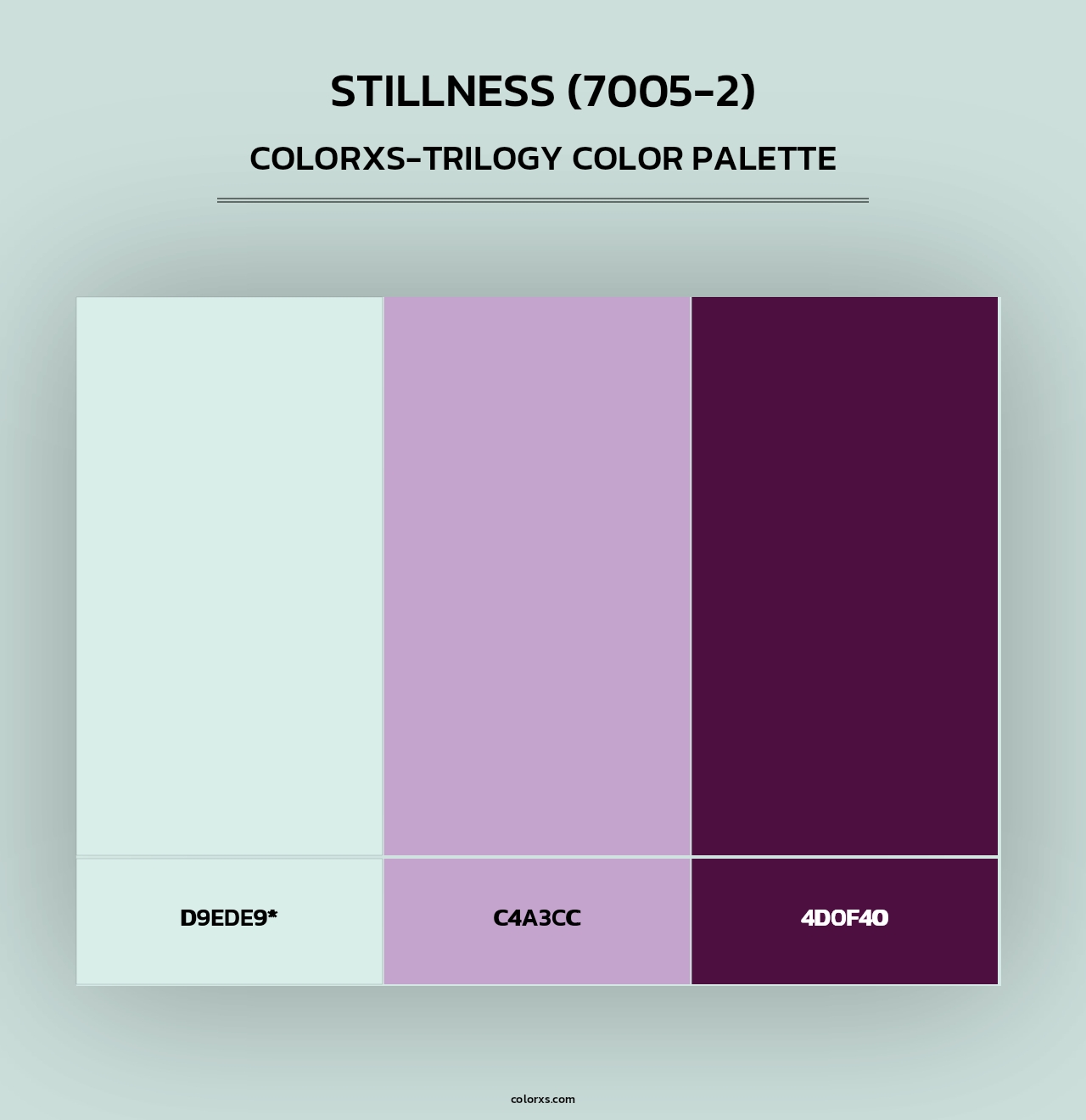 Stillness (7005-2) - Colorxs Trilogy Palette