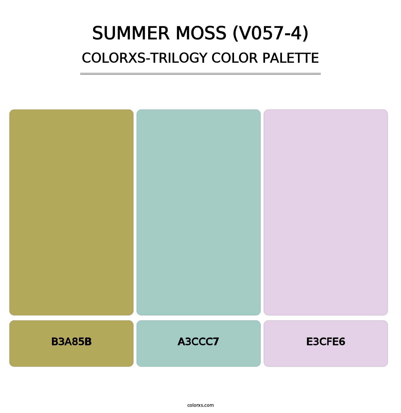 Summer Moss (V057-4) - Colorxs Trilogy Palette