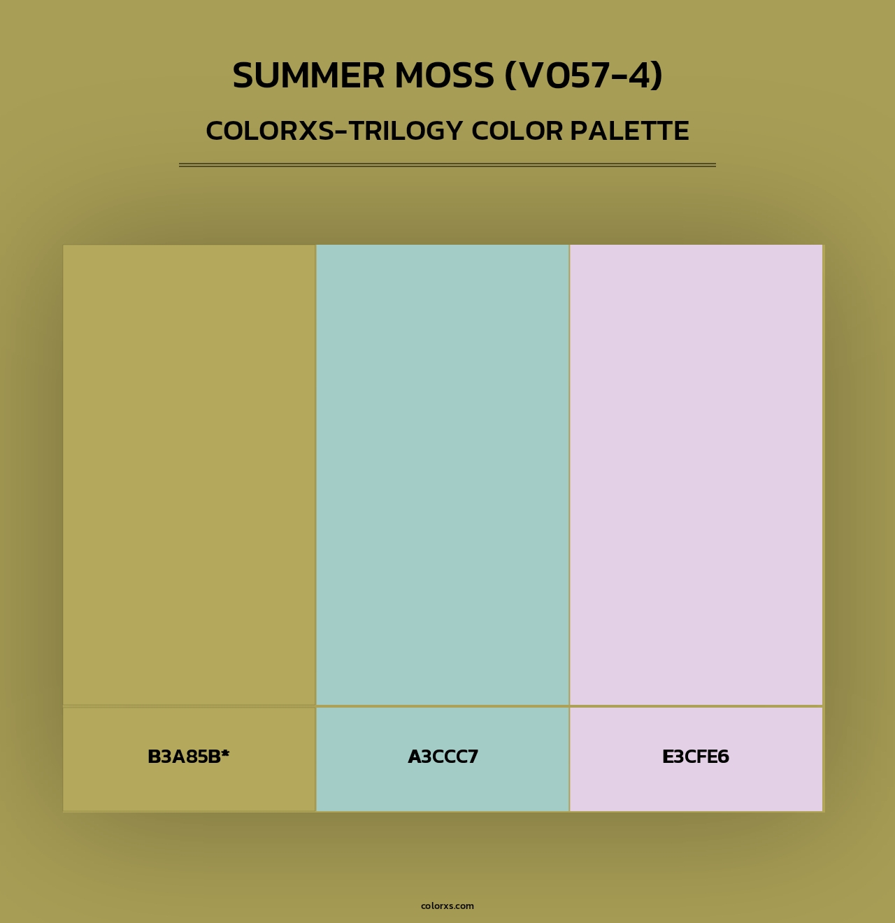 Summer Moss (V057-4) - Colorxs Trilogy Palette