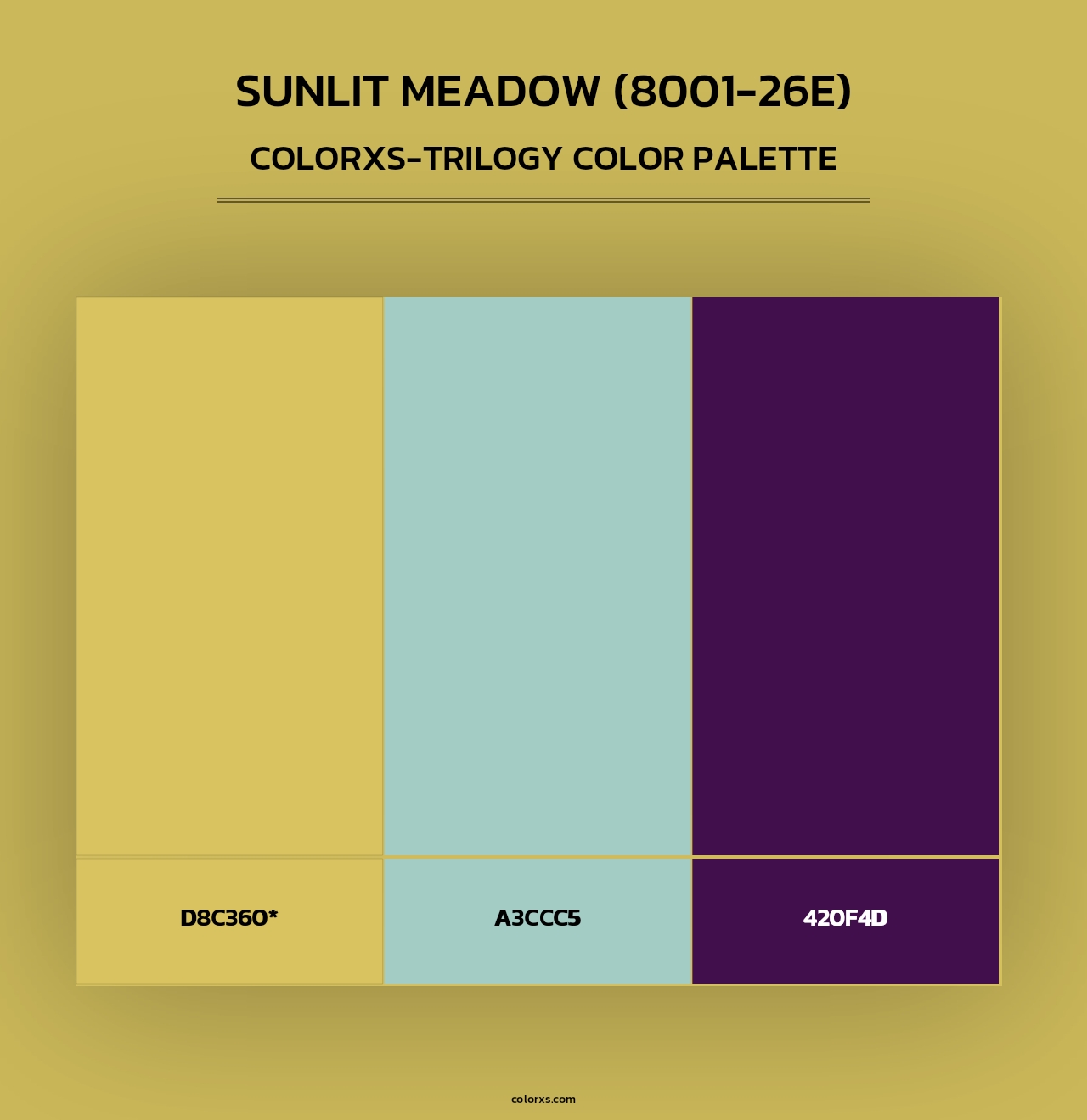 Sunlit Meadow (8001-26E) - Colorxs Trilogy Palette