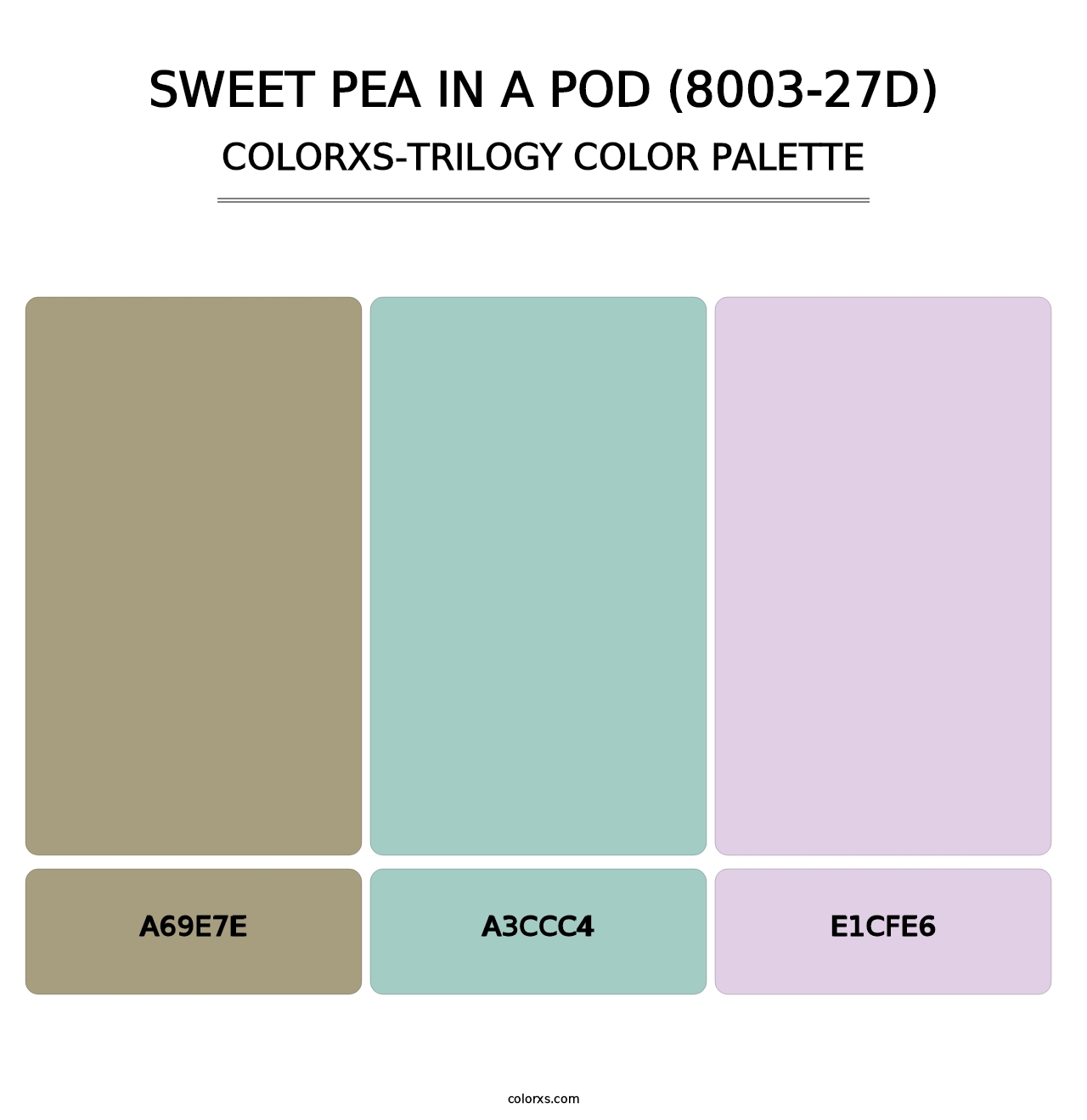 Sweet Pea in a Pod (8003-27D) - Colorxs Trilogy Palette