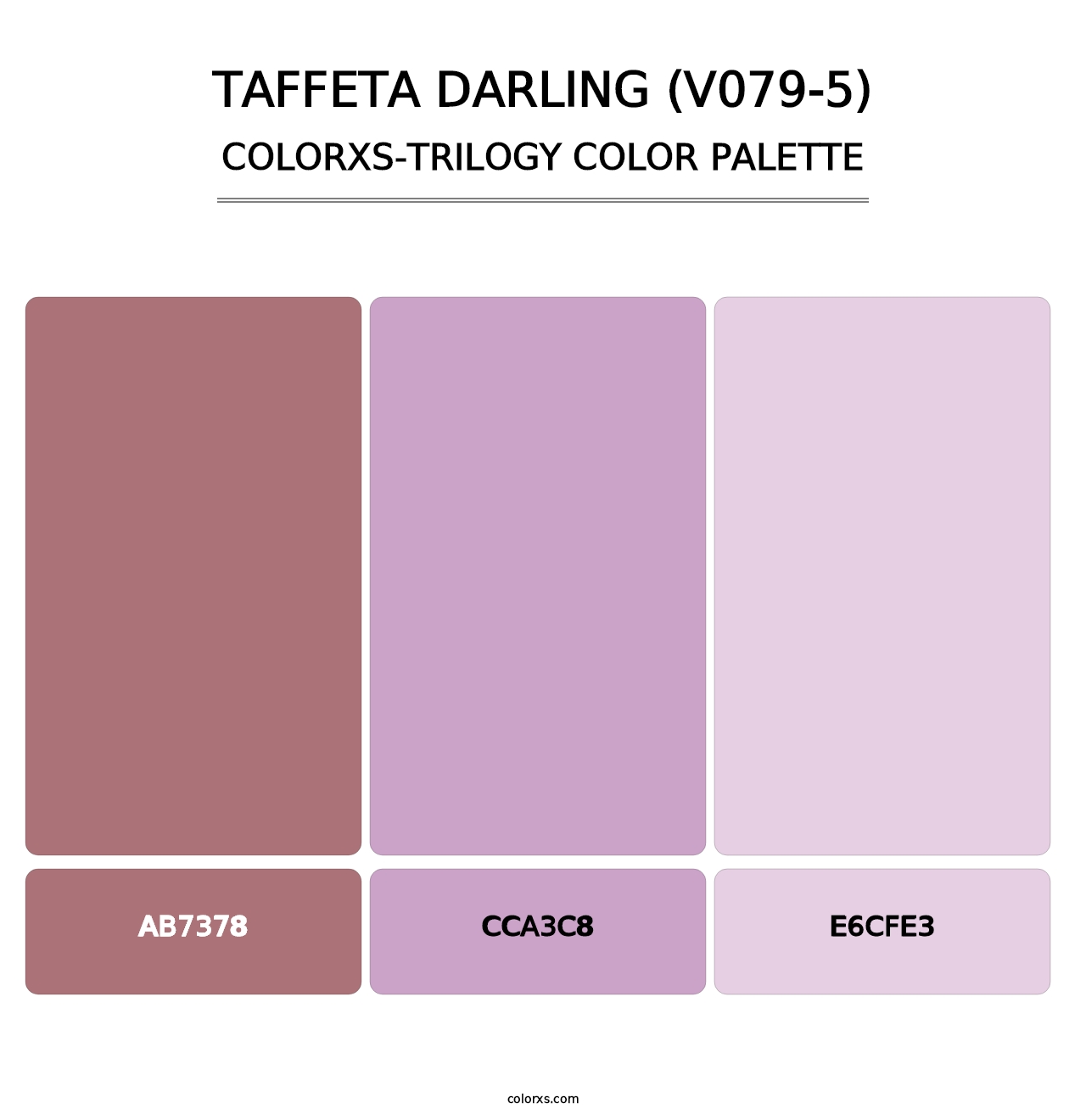 Taffeta Darling (V079-5) - Colorxs Trilogy Palette