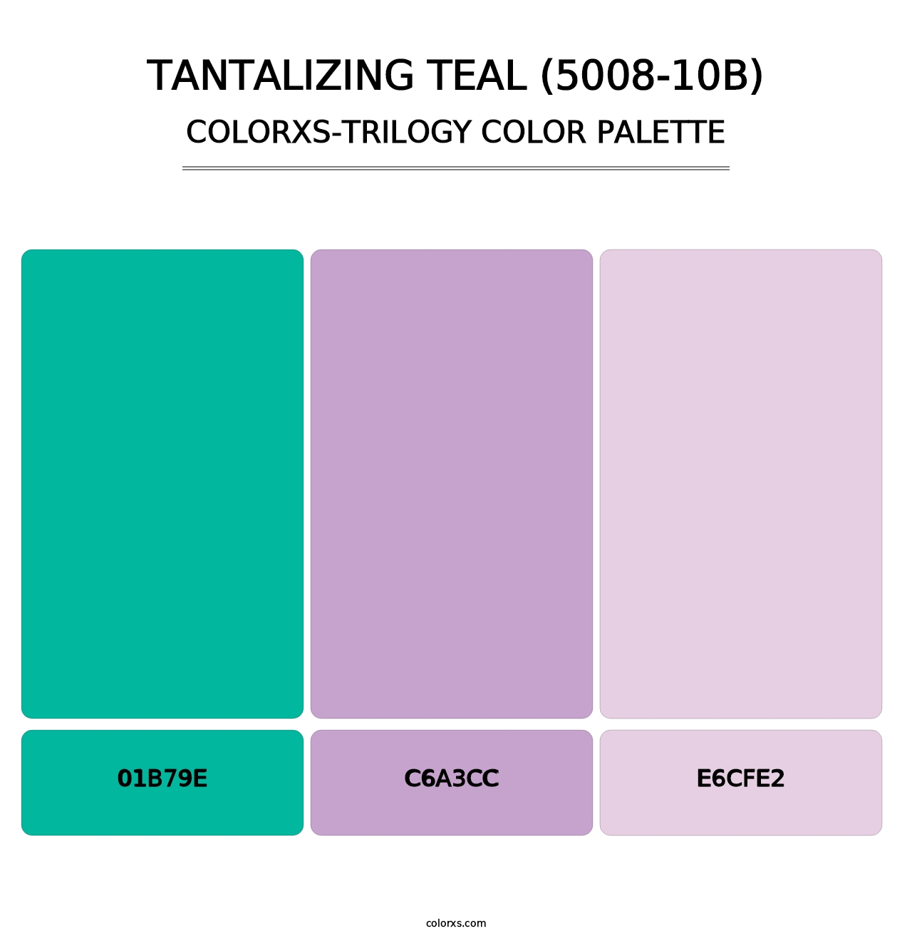Tantalizing Teal (5008-10B) - Colorxs Trilogy Palette