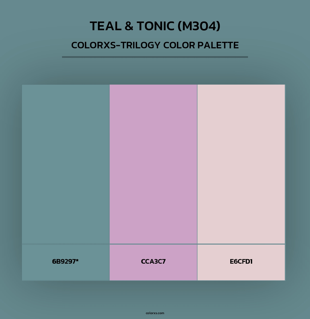 Teal & Tonic (M304) - Colorxs Trilogy Palette