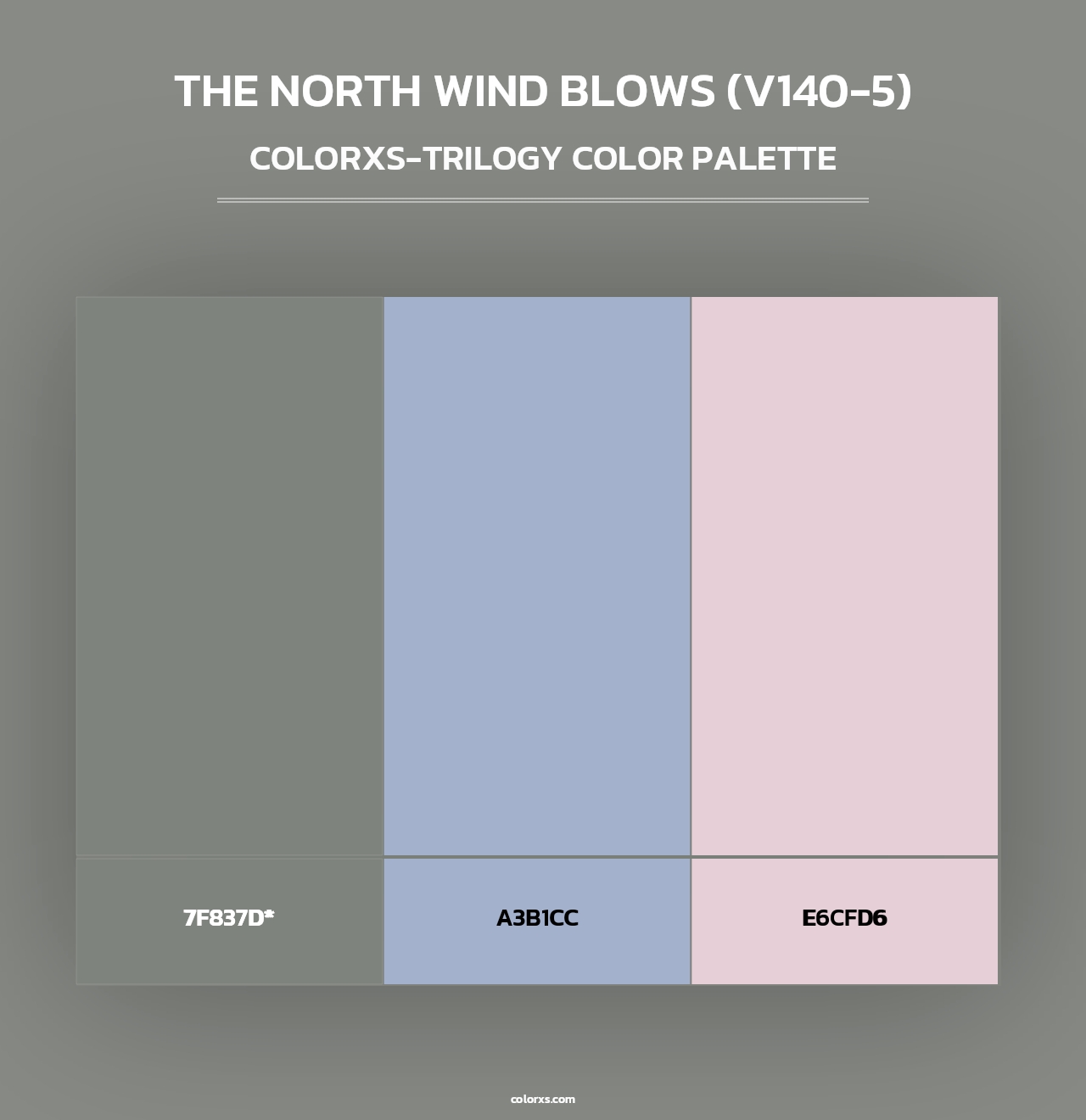 The North Wind Blows (V140-5) - Colorxs Trilogy Palette