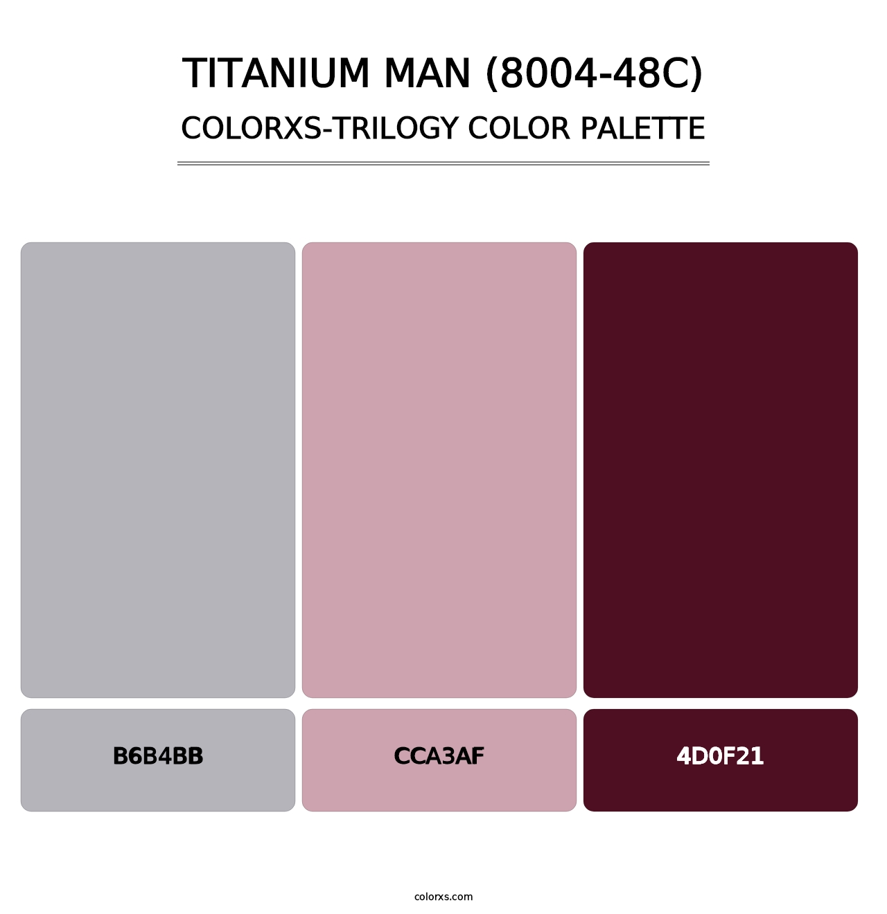 Titanium Man (8004-48C) - Colorxs Trilogy Palette