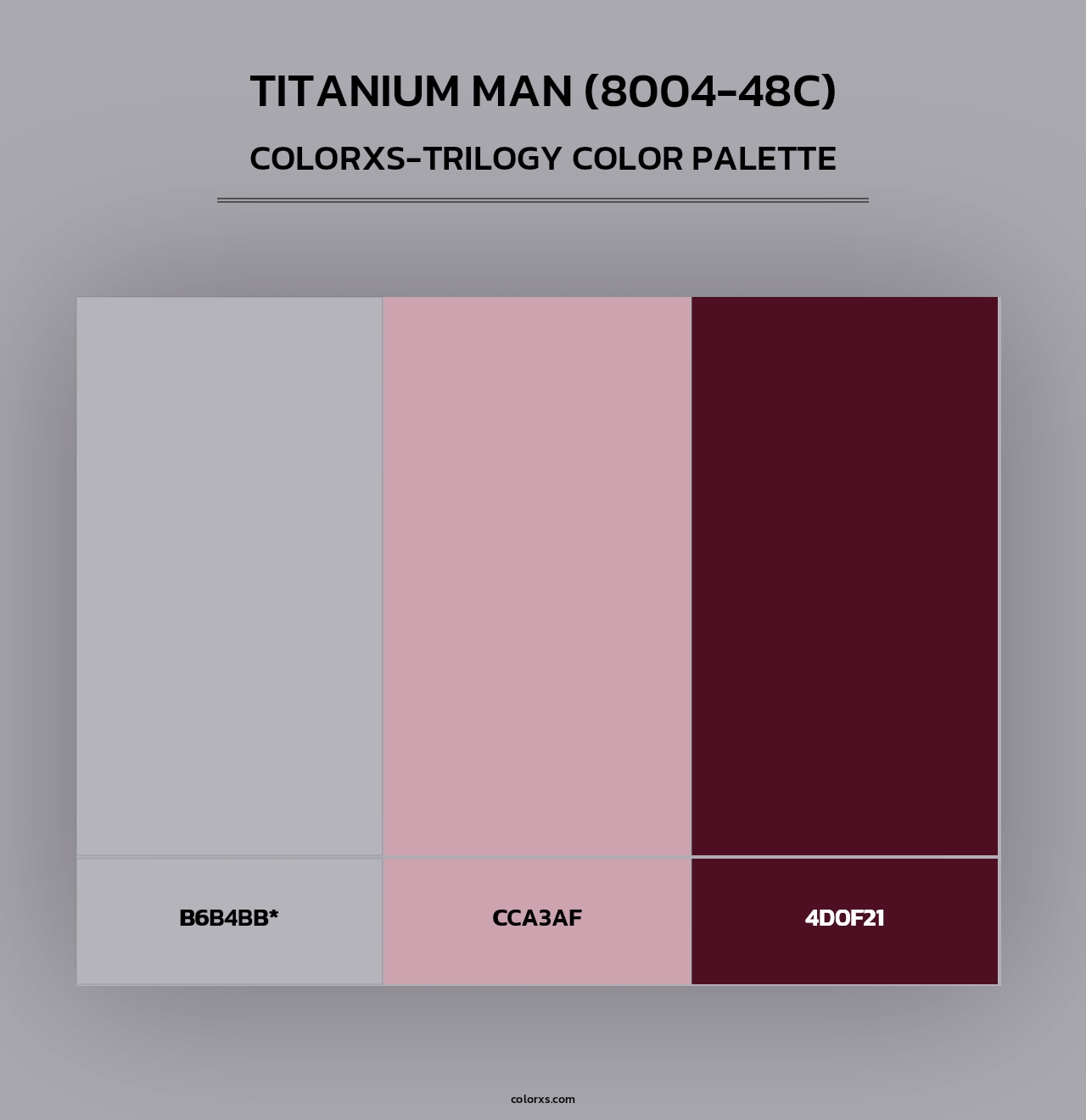 Titanium Man (8004-48C) - Colorxs Trilogy Palette