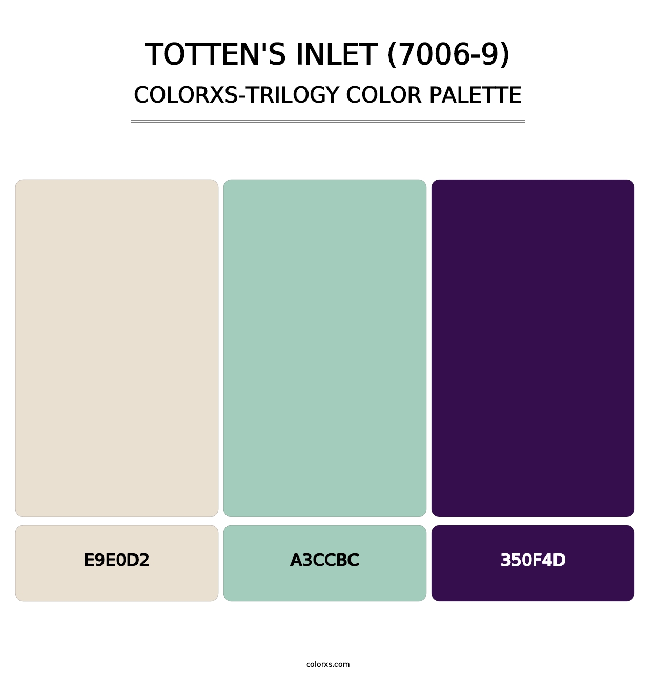 Totten's Inlet (7006-9) - Colorxs Trilogy Palette