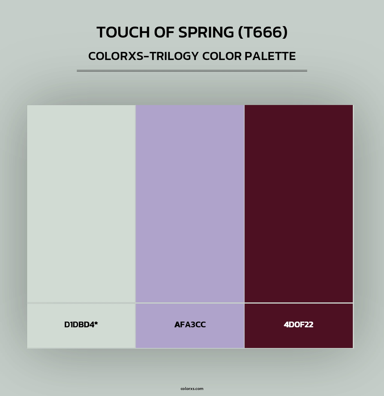 Touch of Spring (T666) - Colorxs Trilogy Palette