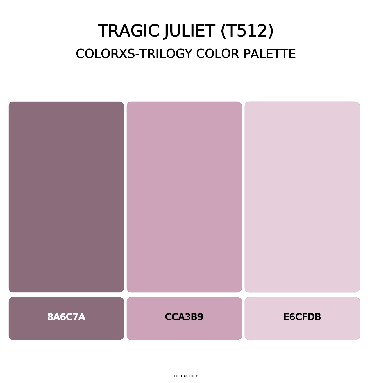 Tragic Juliet (T512) - Colorxs Trilogy Palette