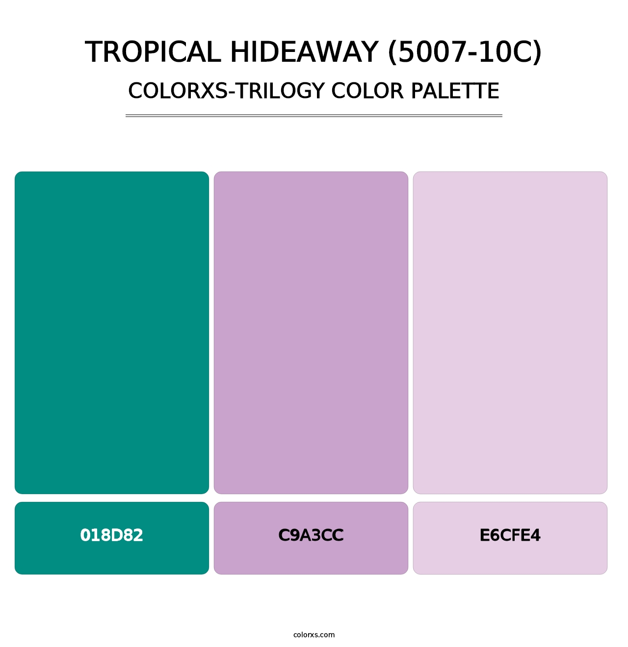 Tropical Hideaway (5007-10C) - Colorxs Trilogy Palette