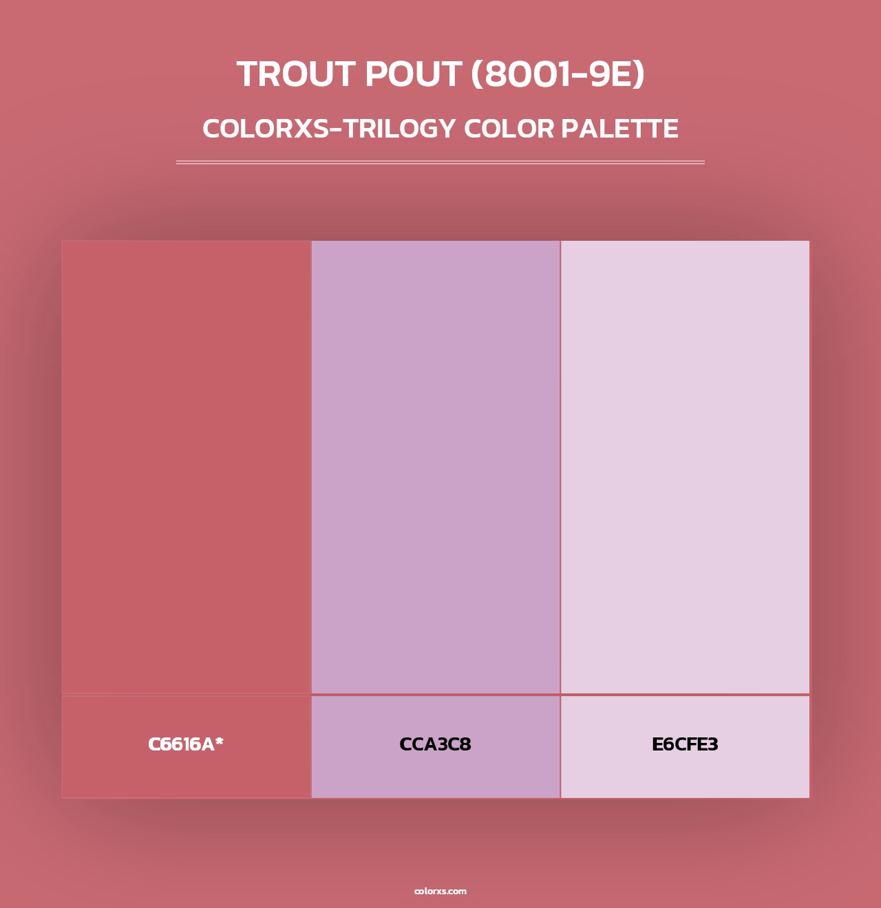 Trout Pout (8001-9E) - Colorxs Trilogy Palette
