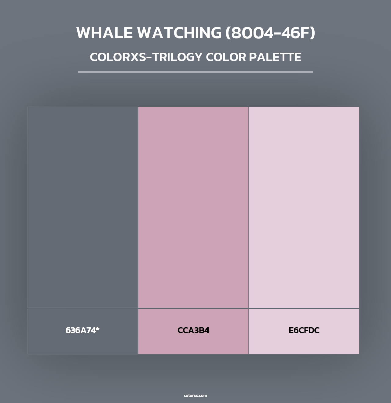 Whale Watching (8004-46F) - Colorxs Trilogy Palette