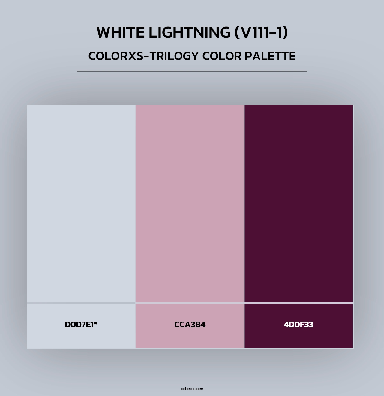 White Lightning (V111-1) - Colorxs Trilogy Palette