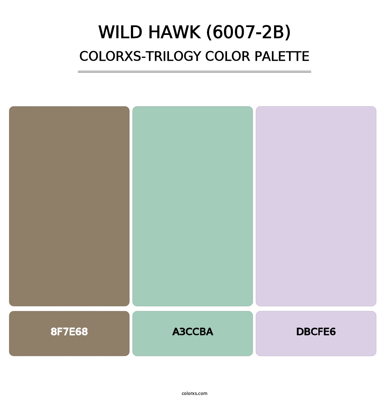 Wild Hawk (6007-2B) - Colorxs Trilogy Palette