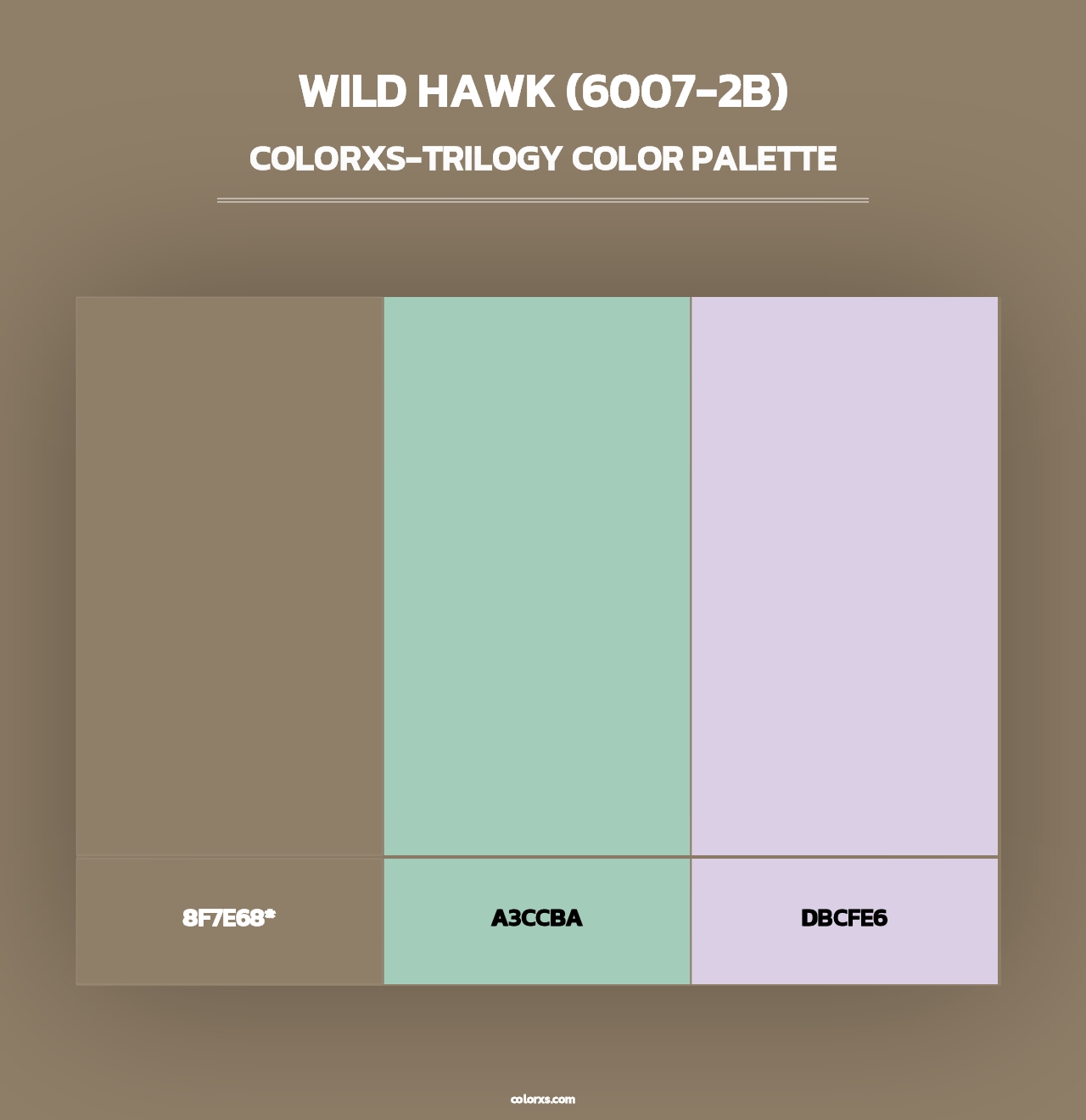 Wild Hawk (6007-2B) - Colorxs Trilogy Palette