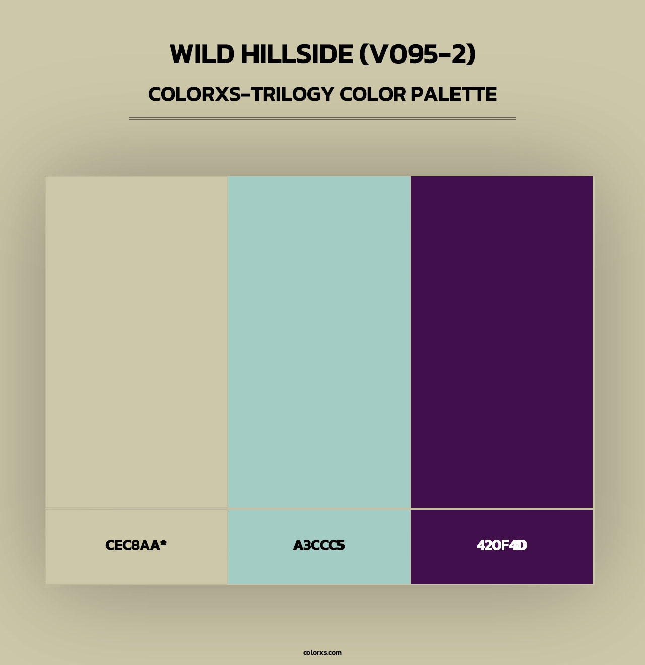 Wild Hillside (V095-2) - Colorxs Trilogy Palette