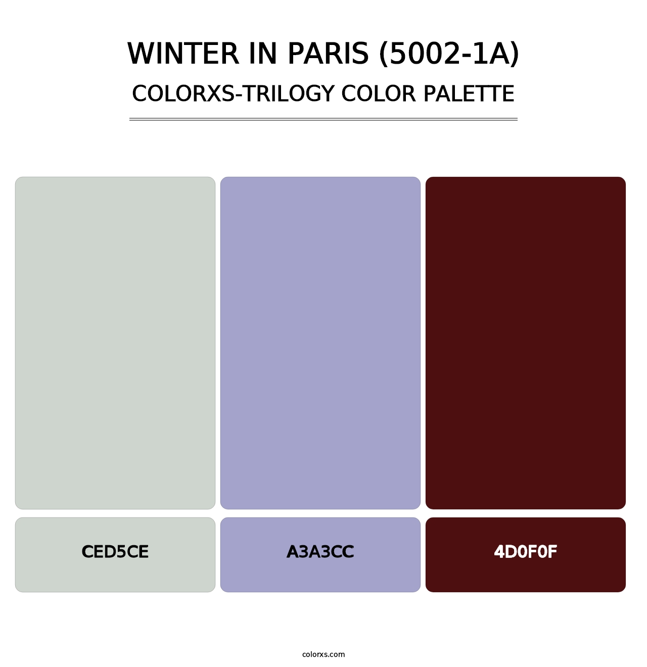 Winter in Paris (5002-1A) - Colorxs Trilogy Palette