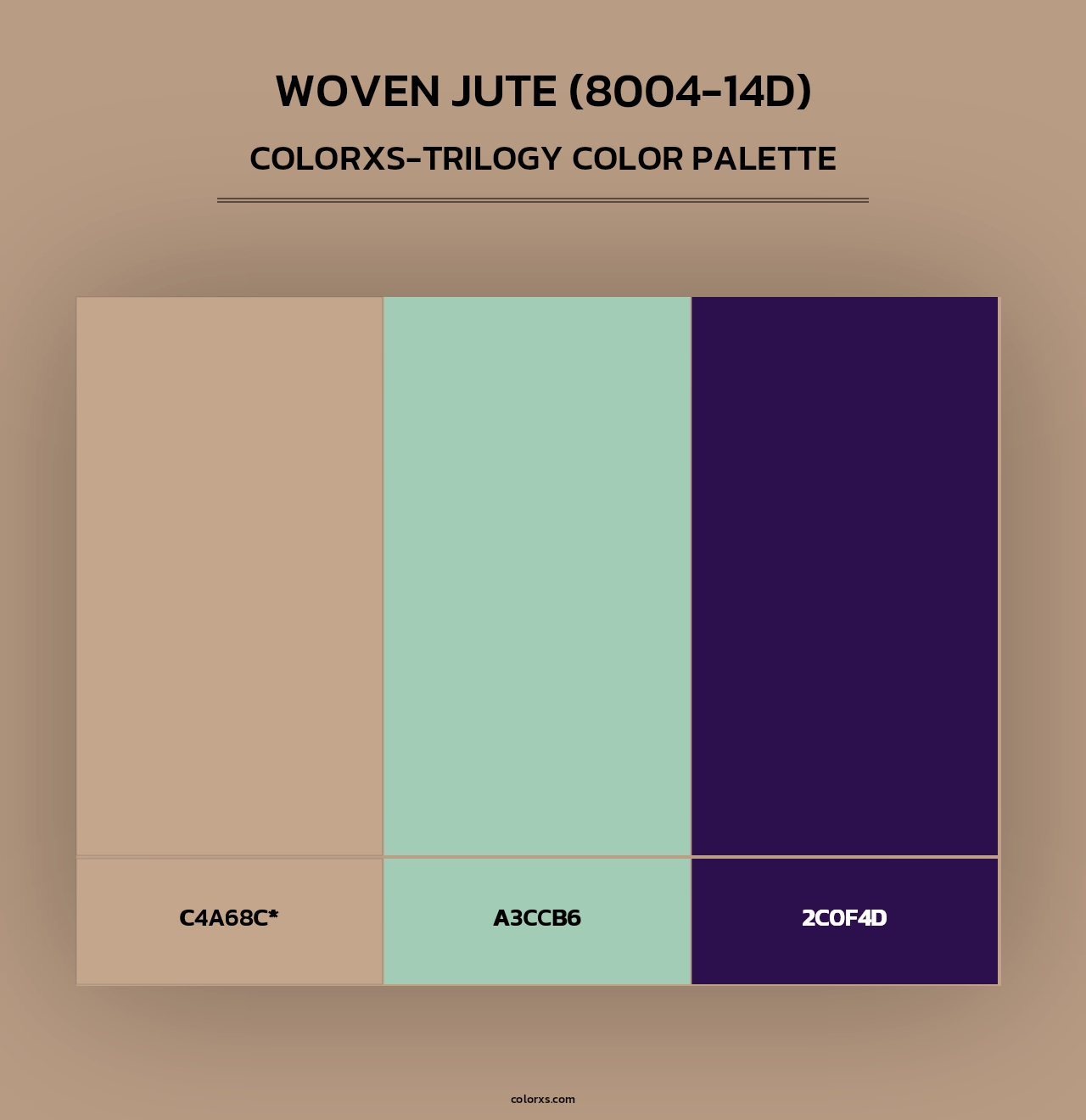 Woven Jute (8004-14D) - Colorxs Trilogy Palette