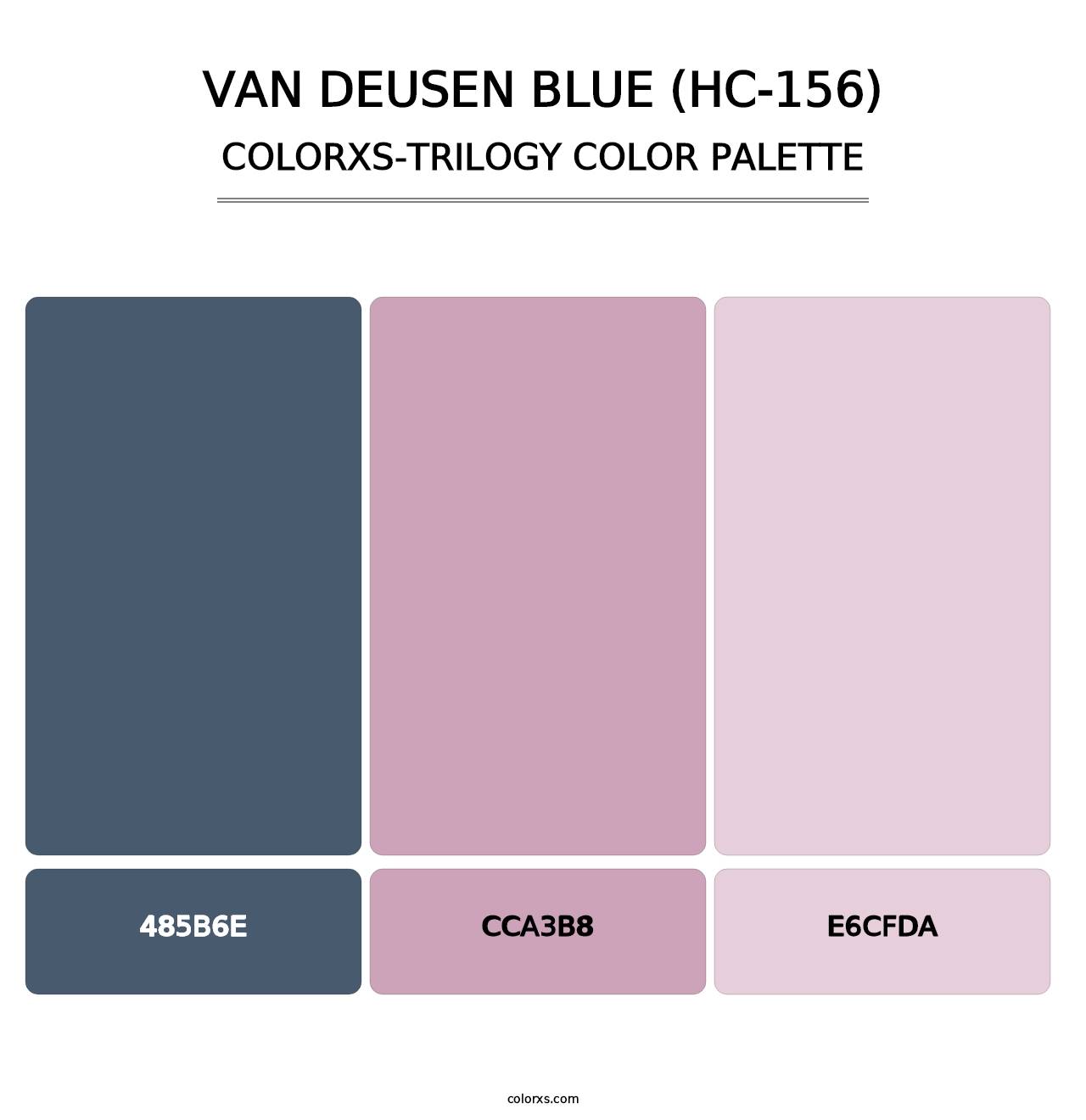 Van Deusen Blue (HC-156) - Colorxs Trilogy Palette
