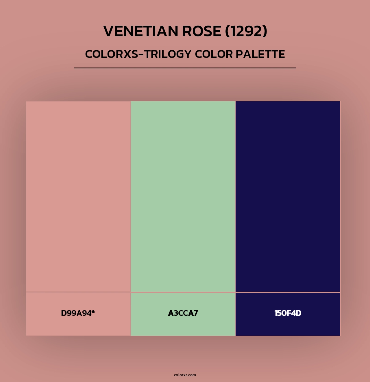 Venetian Rose (1292) - Colorxs Trilogy Palette