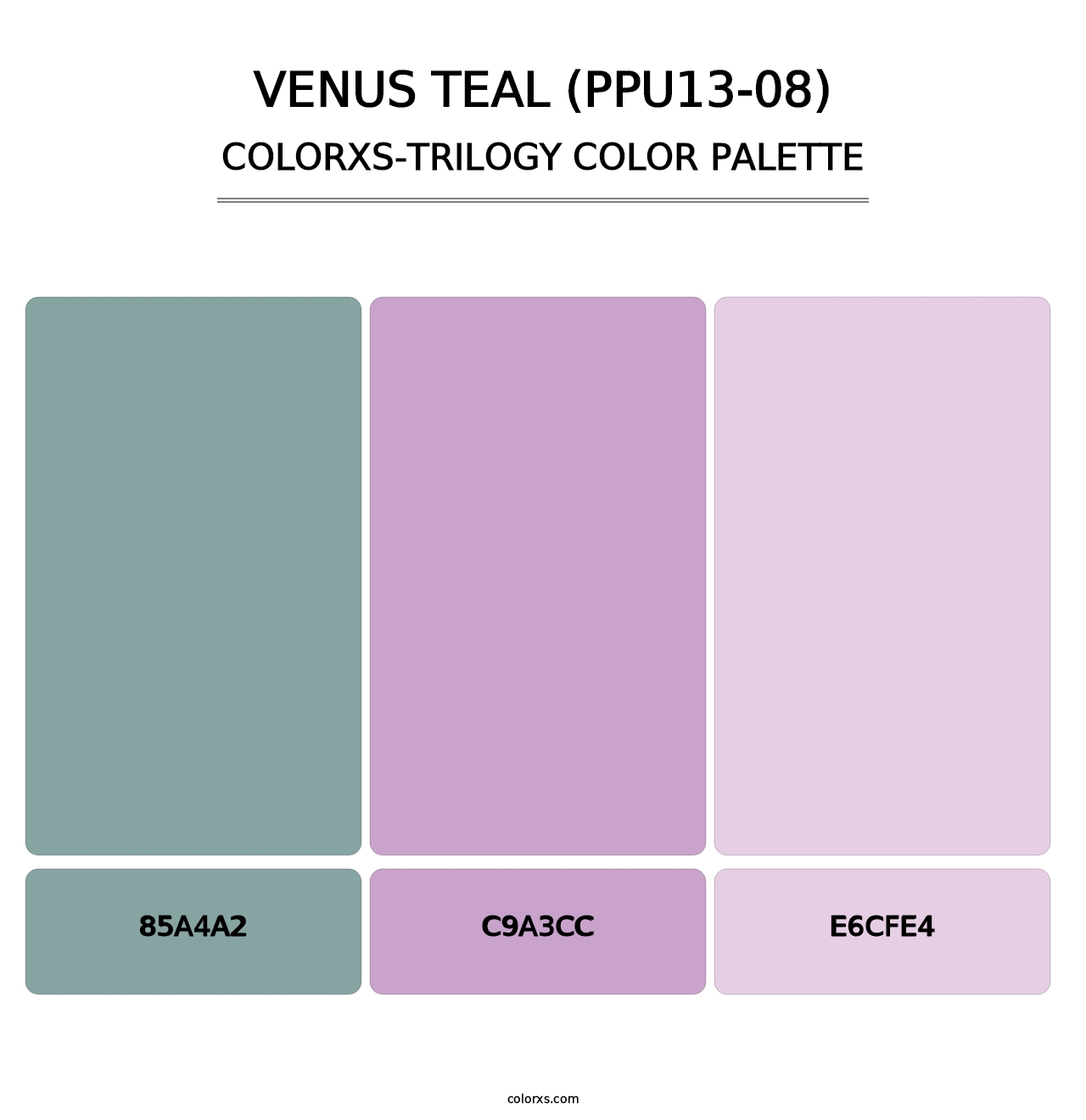 Venus Teal (PPU13-08) - Colorxs Trilogy Palette