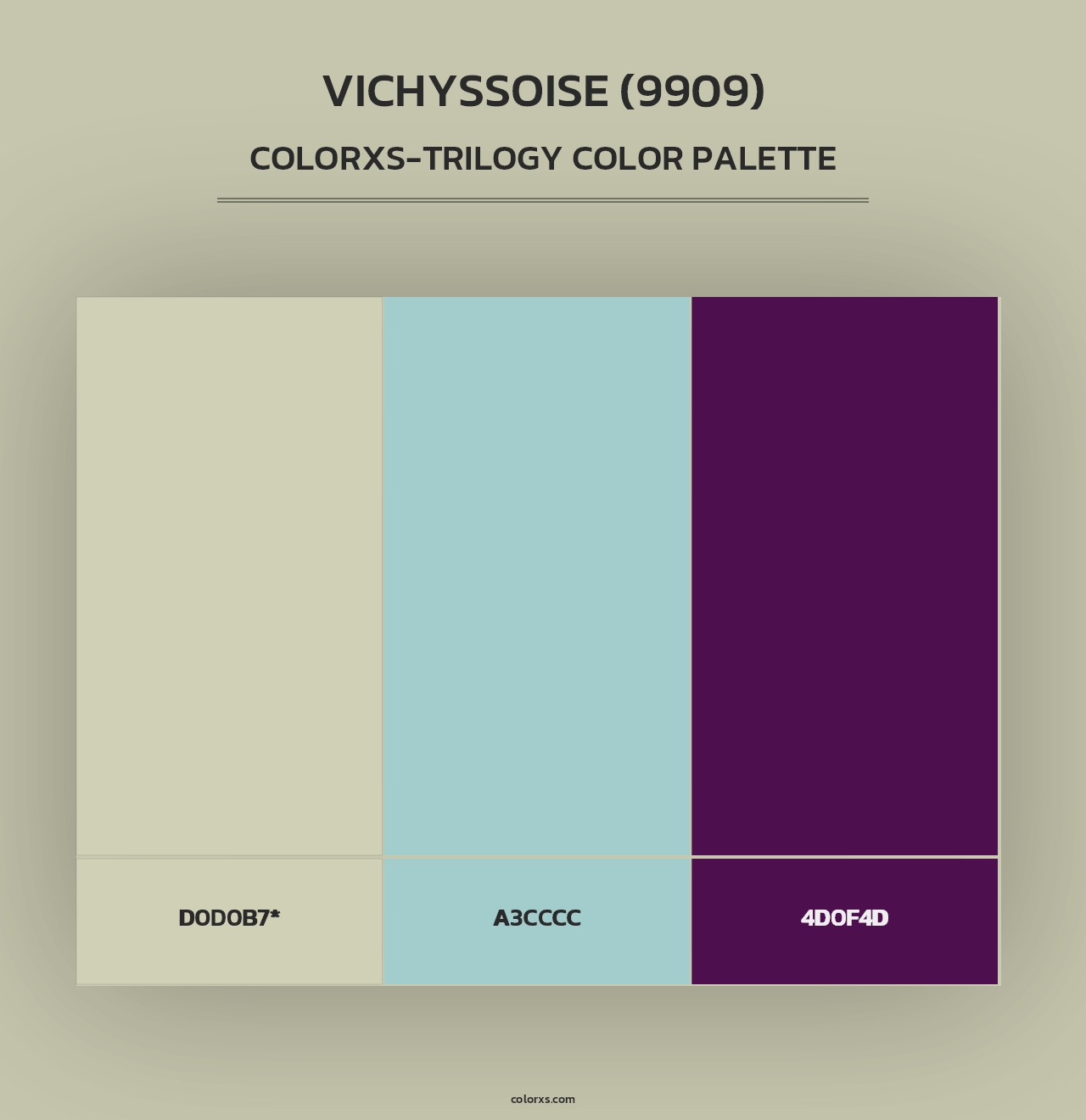 Vichyssoise (9909) - Colorxs Trilogy Palette