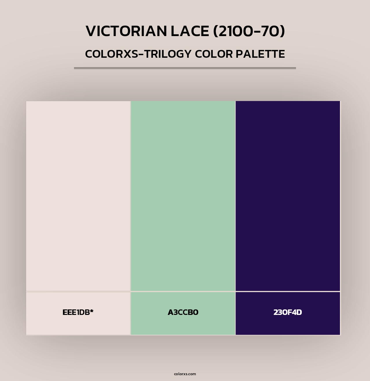 Victorian Lace (2100-70) - Colorxs Trilogy Palette