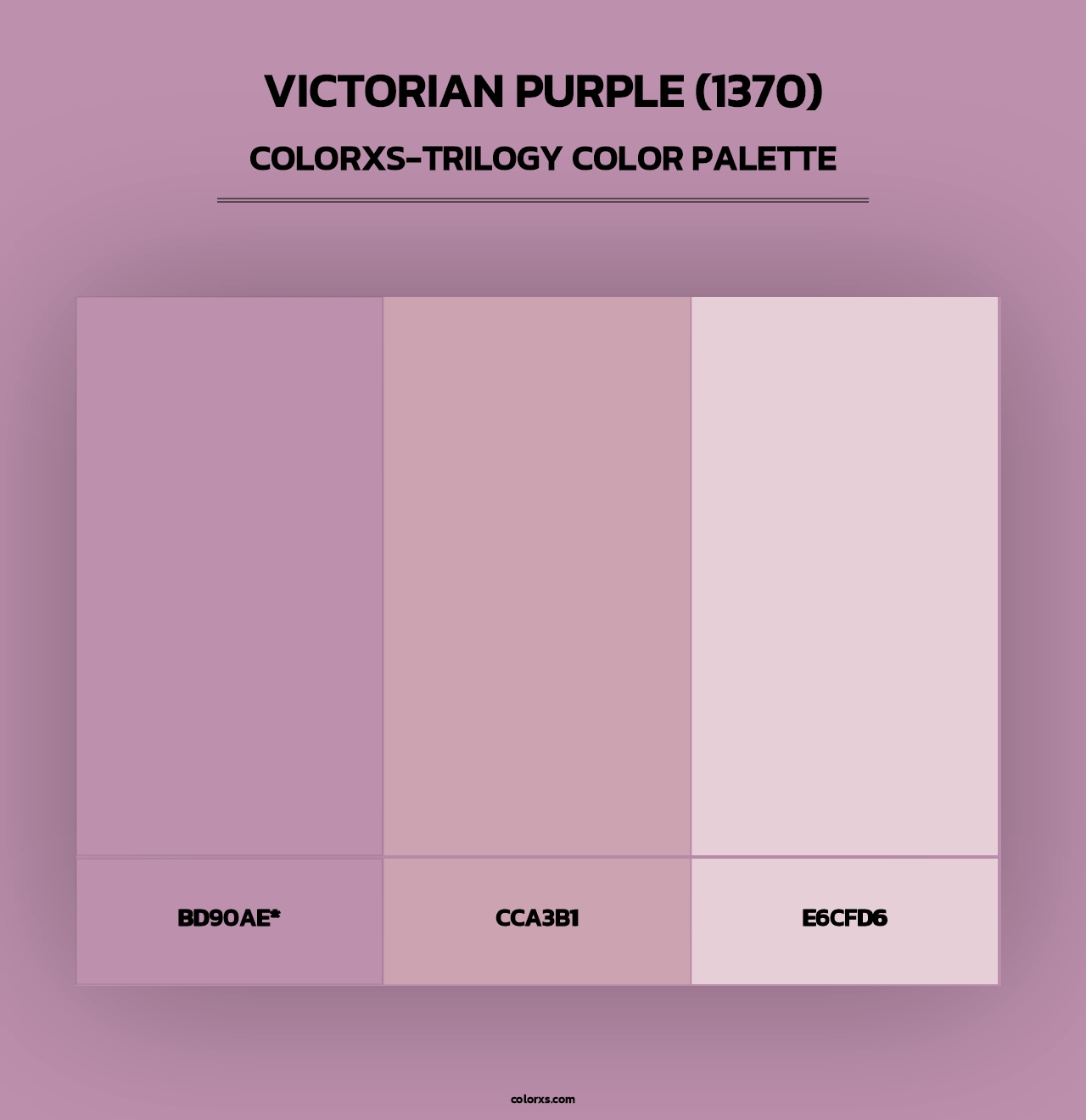 Victorian Purple (1370) - Colorxs Trilogy Palette