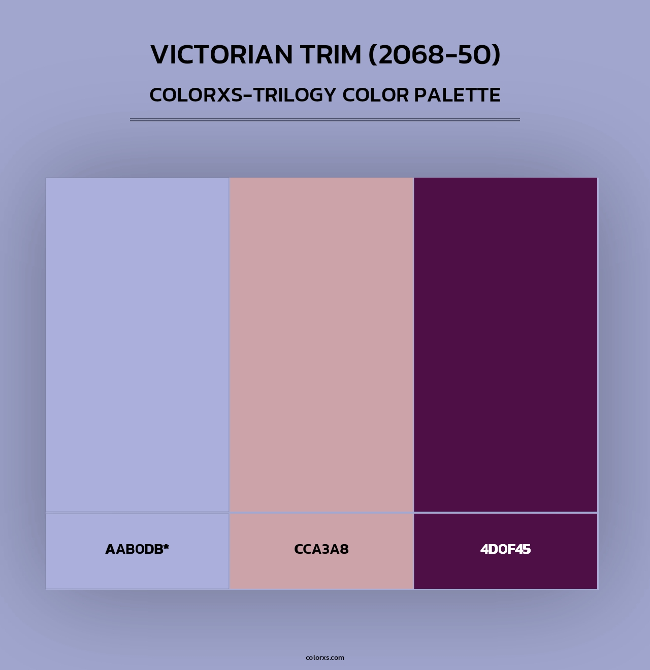 Victorian Trim (2068-50) - Colorxs Trilogy Palette