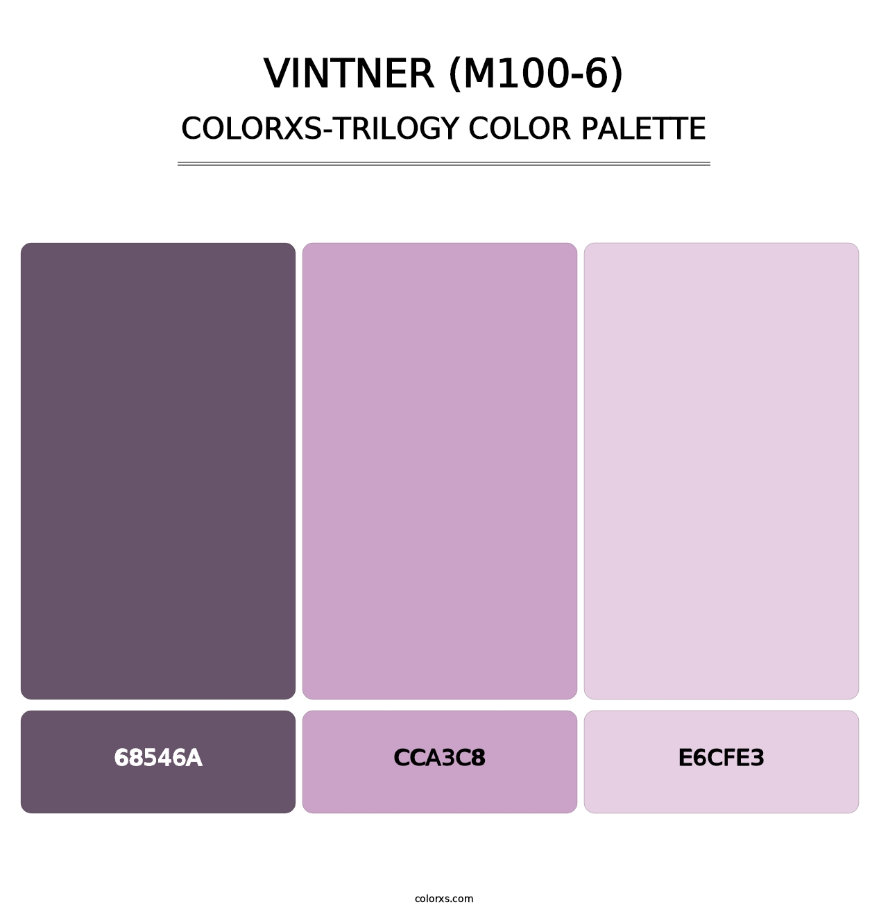 Vintner (M100-6) - Colorxs Trilogy Palette